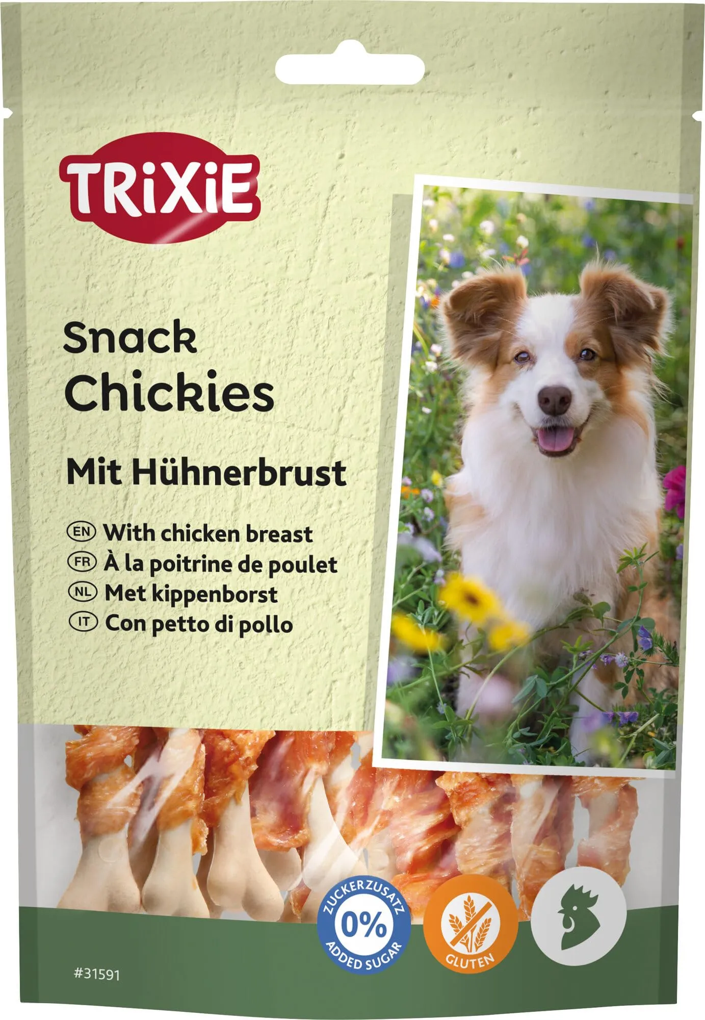Trixie 31591, Snack Premio per cani al pollo, 5 x 100 g