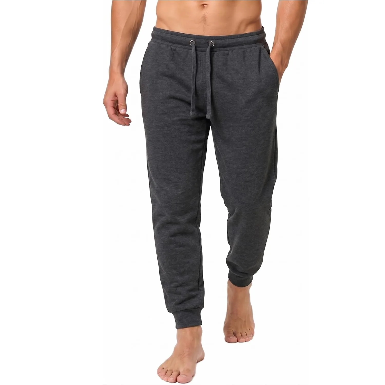 Iron Mountain Pantaloni Jogger Uomo Felpa Misto Cotone, Anthracite, 4XL