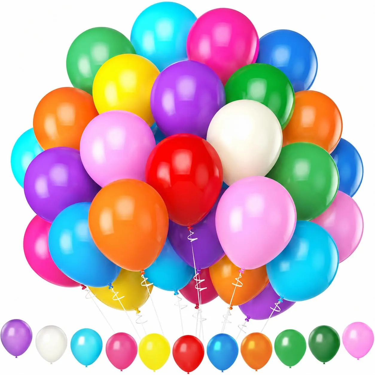 Zivacate 110 Pezzi Palloncini Compleanno