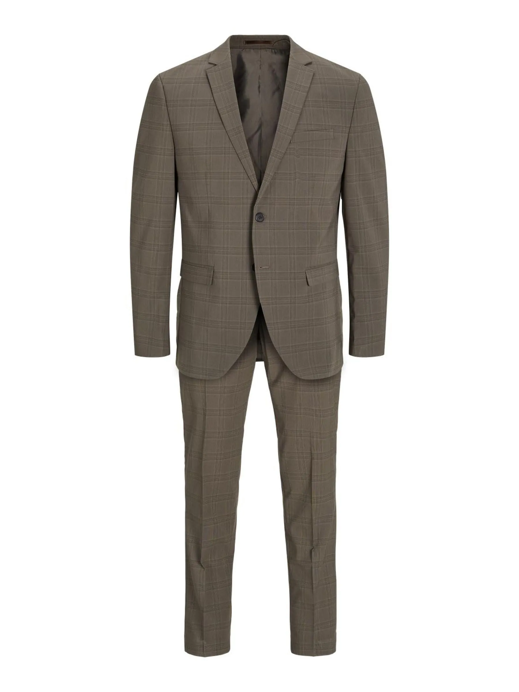 JACK & JONES Tuta da Uomo Jprfranco Check Suit SN, Falcon, 52