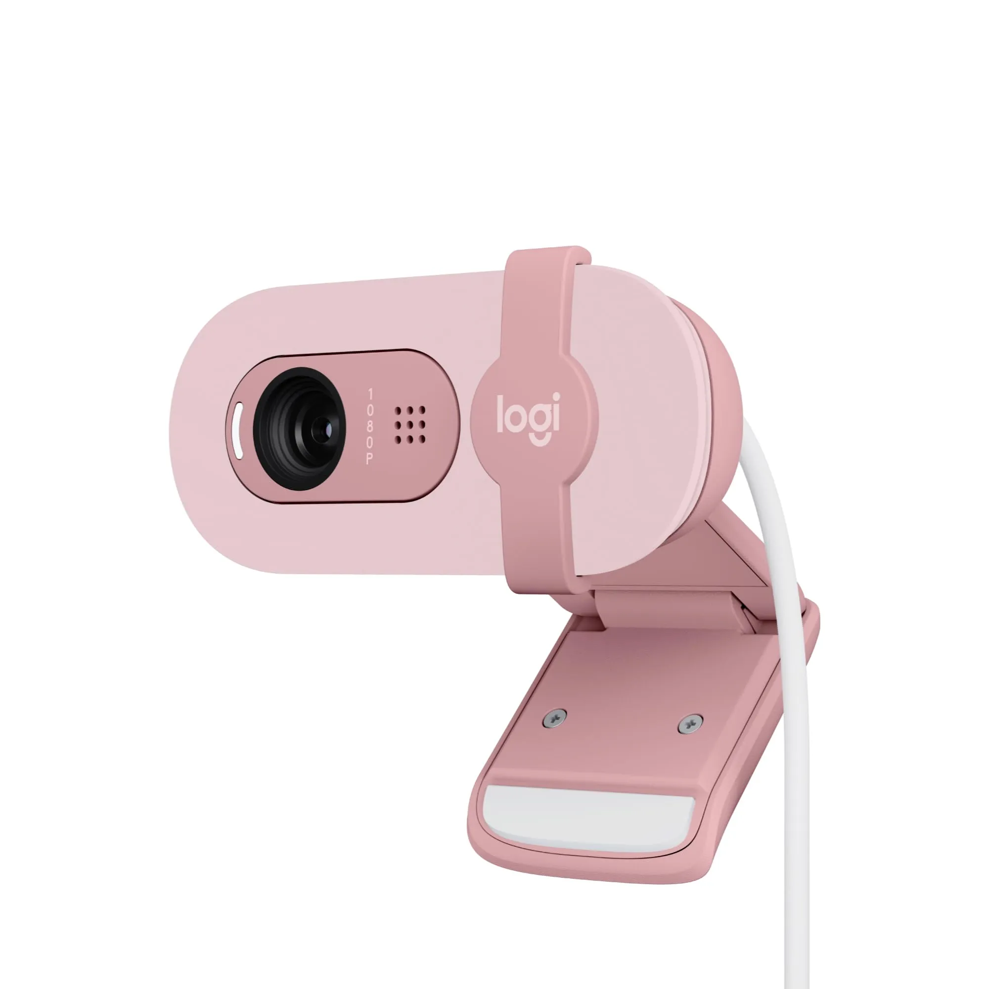 Logitech Brio 100 Full HD per riunioni e streaming - Rosa