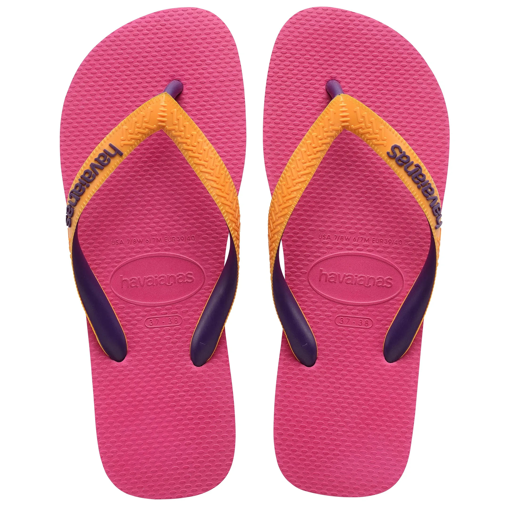 Havaianas Top Mix Unisex - Adulto FlipFlop Pink Electric 33 EU
