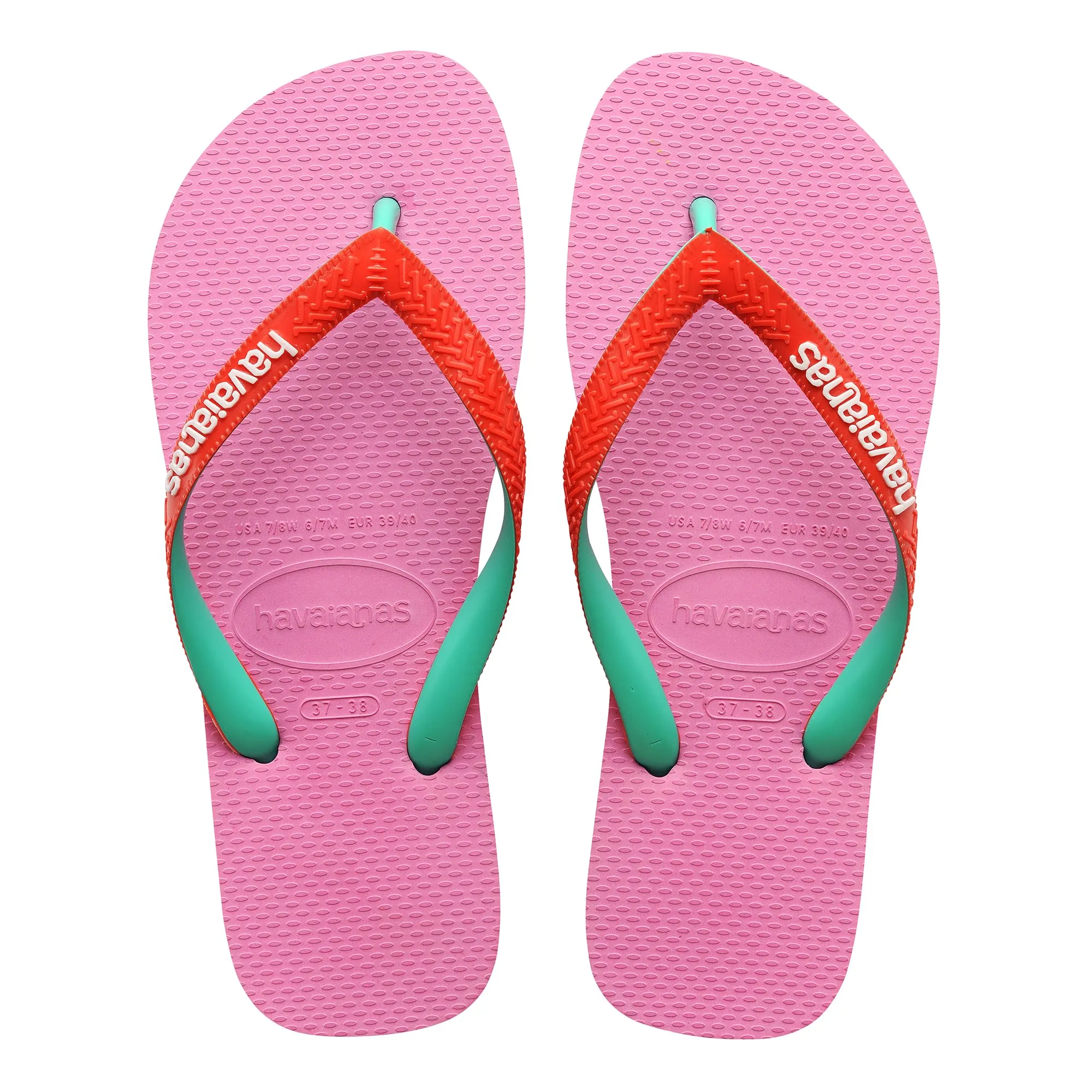 Havaianas Top Mix Unisex - Adulto FlipFlop Pink Lemonade 33 EU