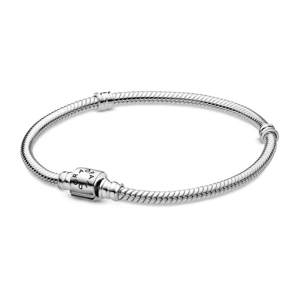 PANDORA Icons Bracciale in maglia snake in argento Sterling, 21