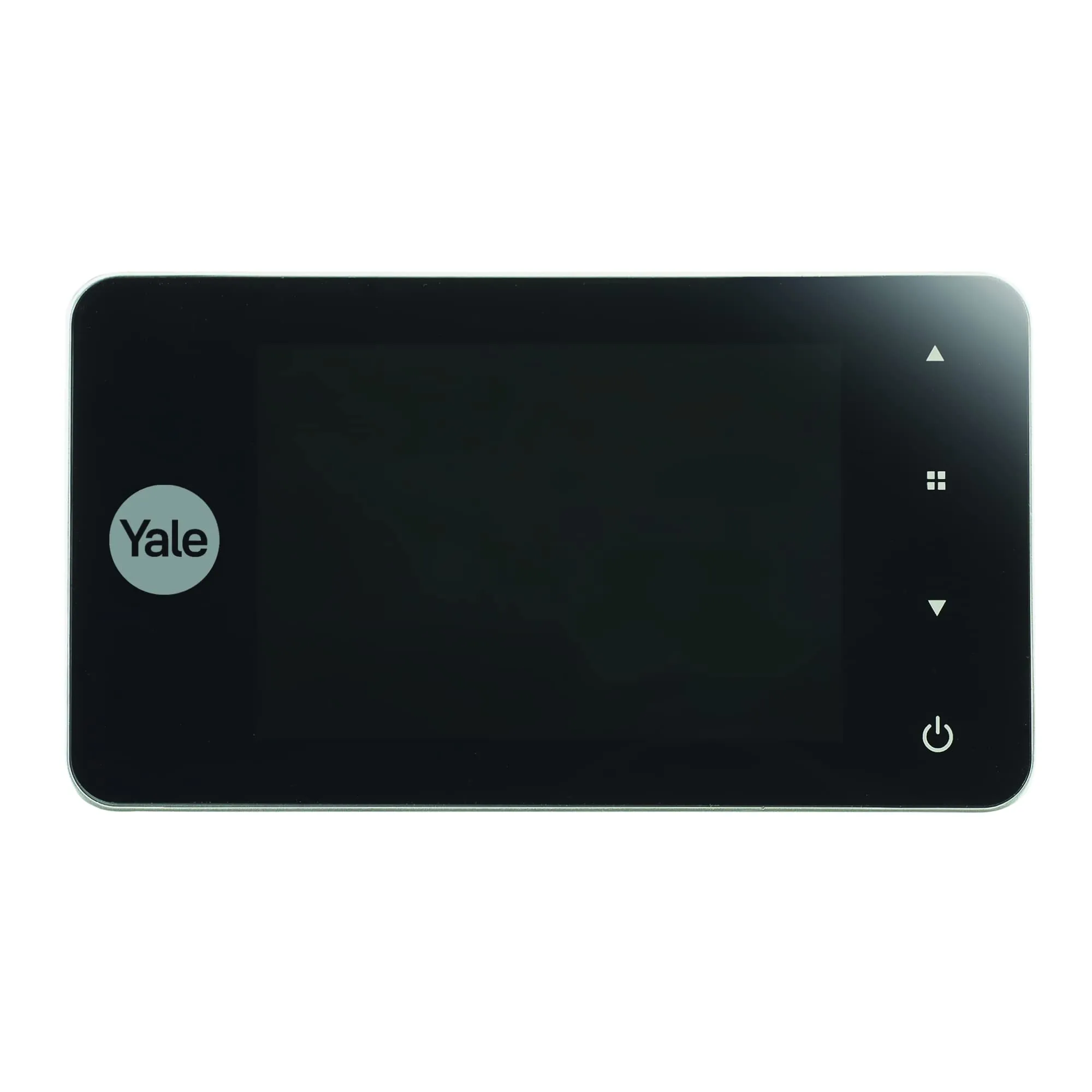 Yale Spioncino Elettronico Digitale Auto-Imaging 45-4500-1440-00-60-01, Argento, Visualizzazione dal Vivo, Telecamera di Alta Qualità, Angolo di Visione 105°, Registra Immagini, Campanello Integrato
