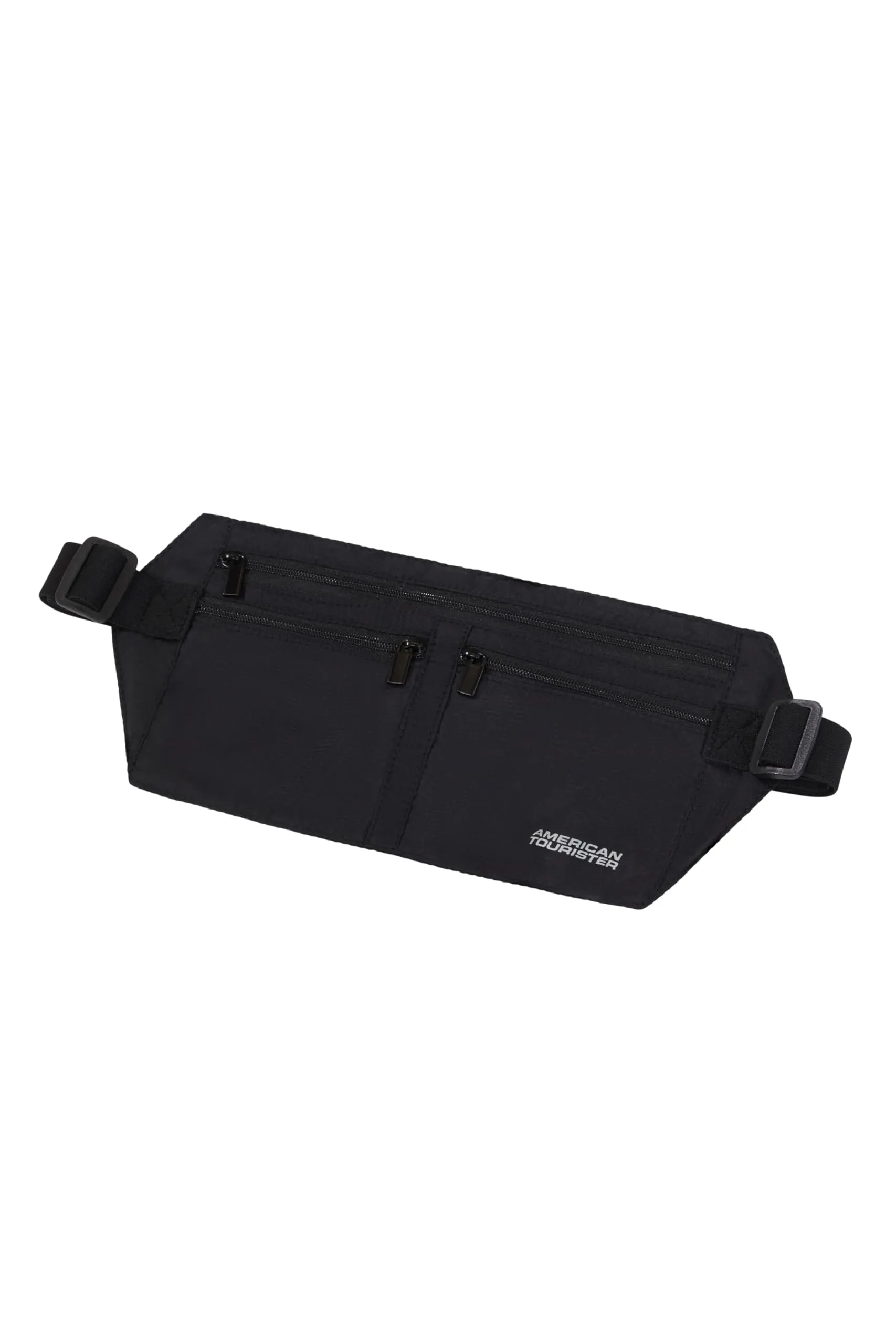 American Tourister – Marsupio Portasoldi RFID per Donne e Uomini, Sicuro & Compatto, Indossabile sotto i Vestiti, per Contanti, Carte, Biglietti & Passaporto, Nero