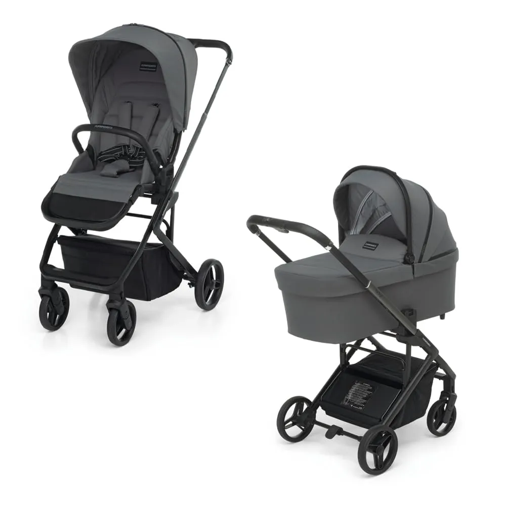 Foppapedretti Tictoc Duo passeggino+navicella, Stone