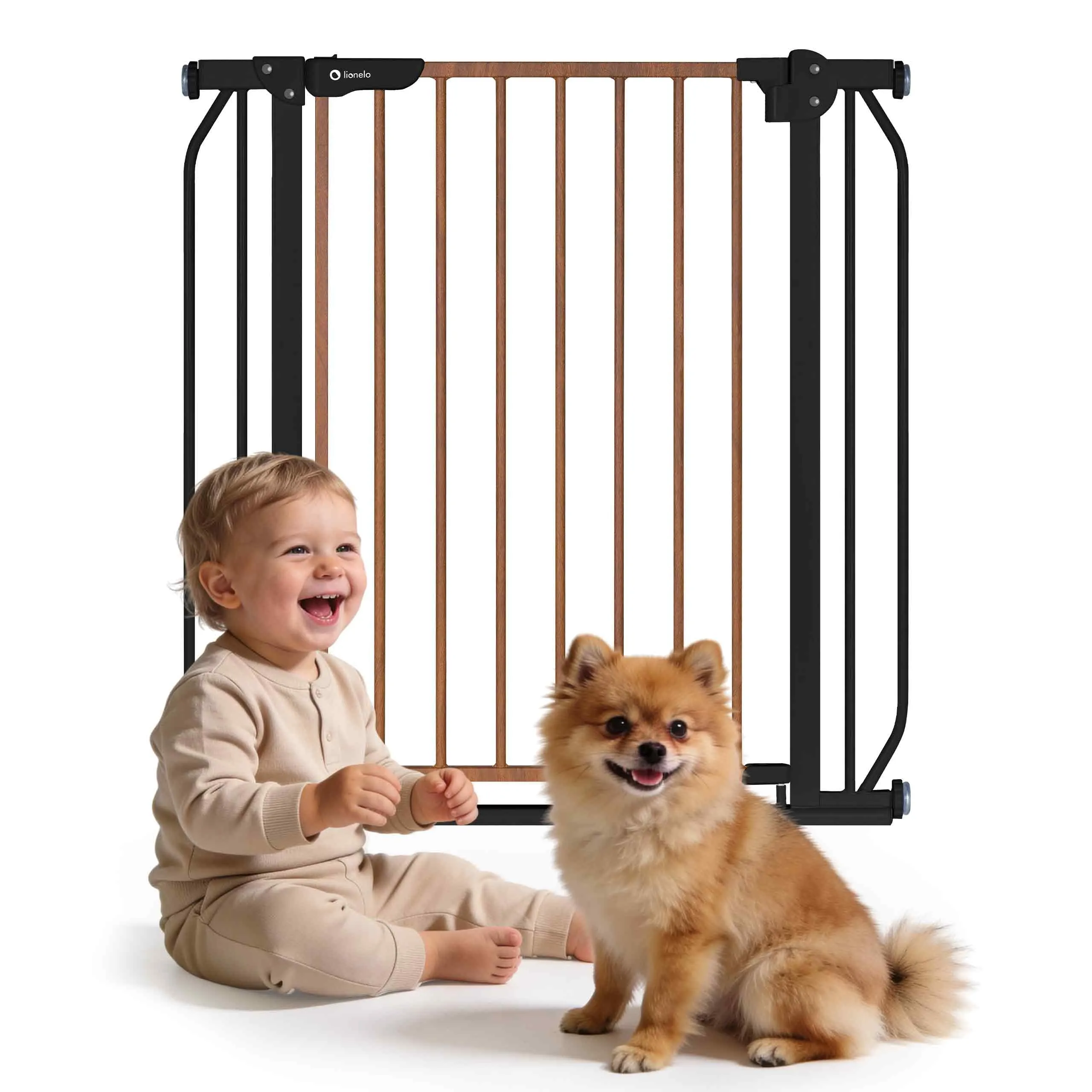 LIONELO Truus Slim Cancelletto di Sicurezza Larghezza Regolabile 75-105 cm