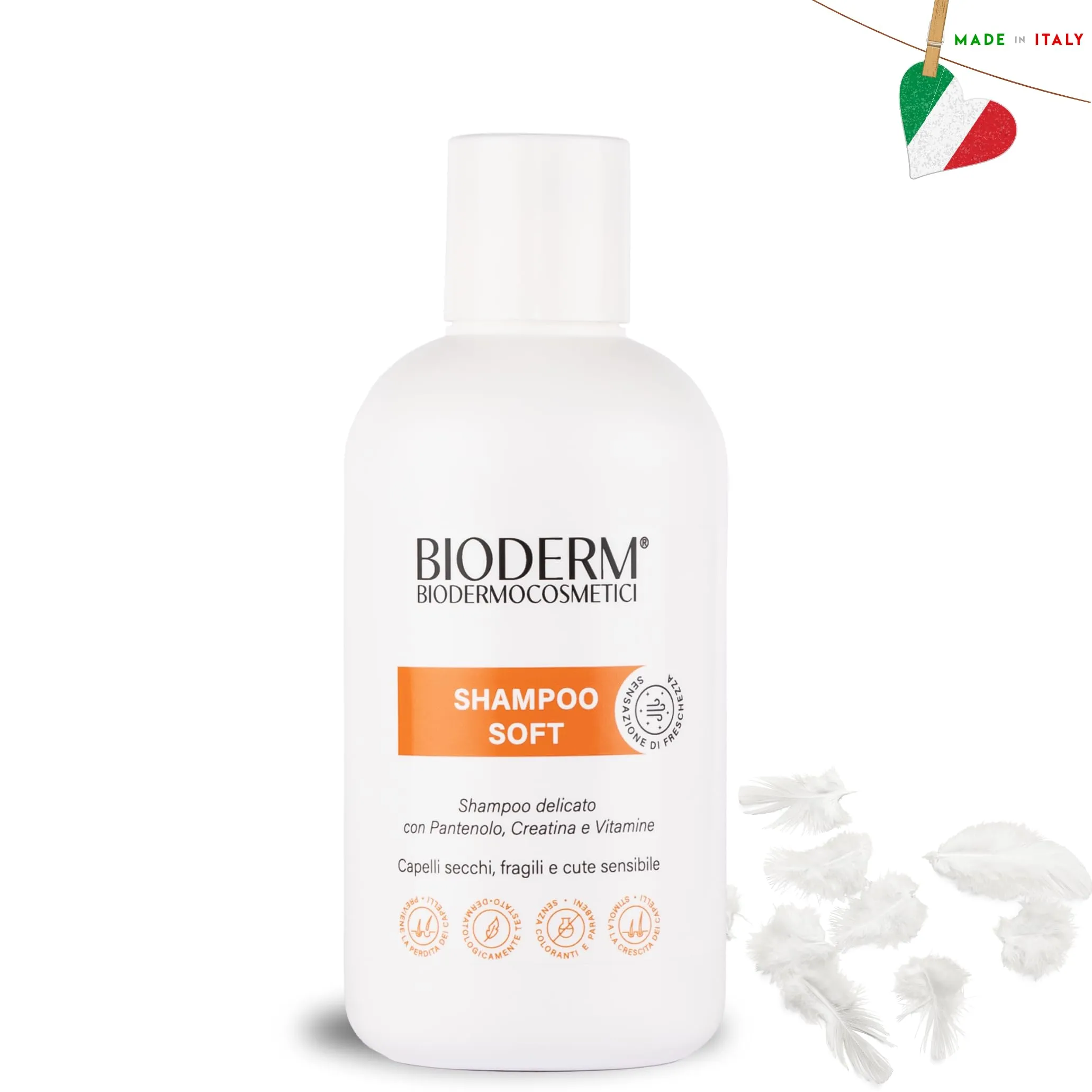 BioDerm Shampoo Soft Anticaduta Rinforzante con Creatina e Serenoa 300 ml