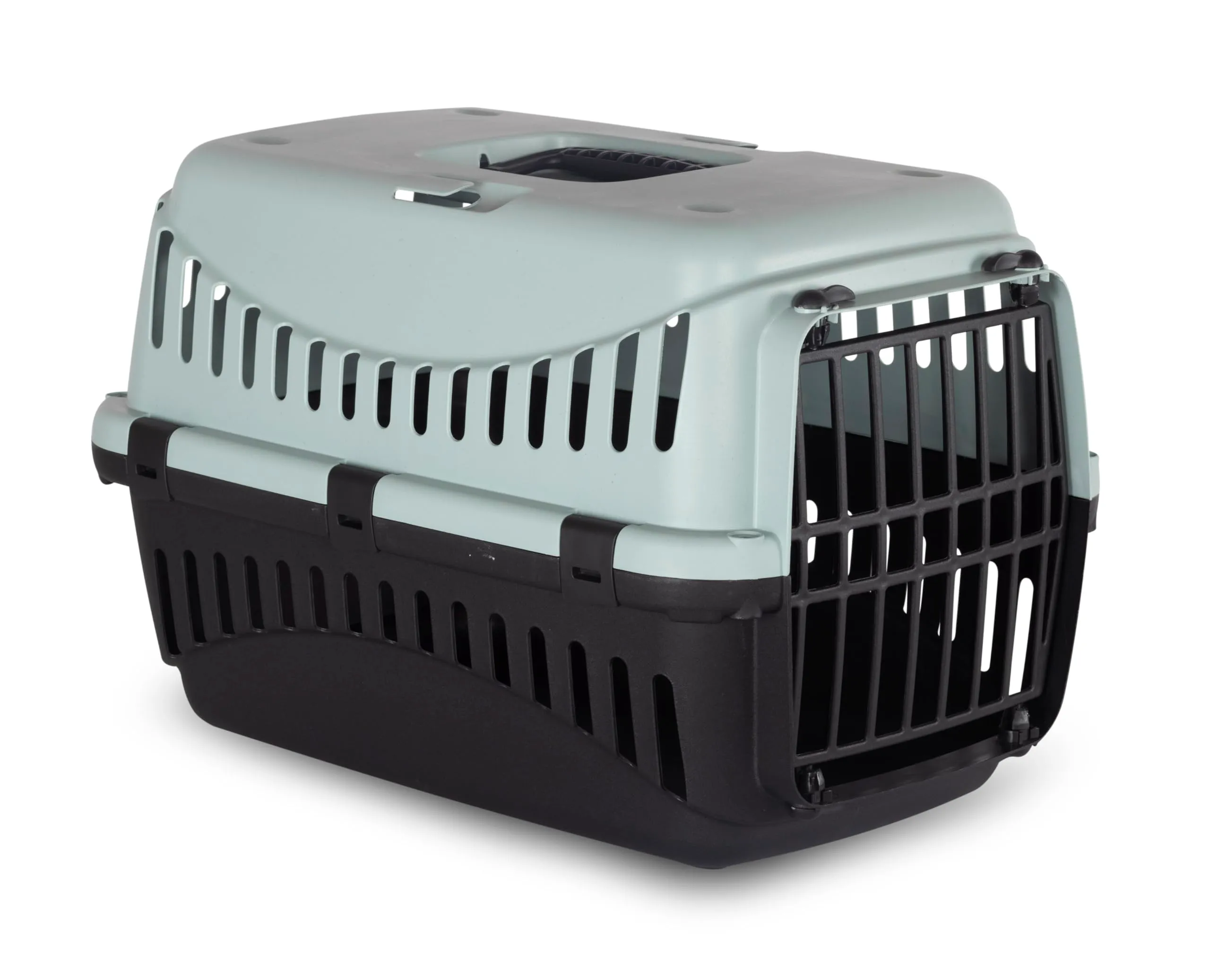 MP Bergamo - Cestino da Trasporto Gipsy 50 Porta in plastica per Gatti, 5 kg, Colore: ECO ICE