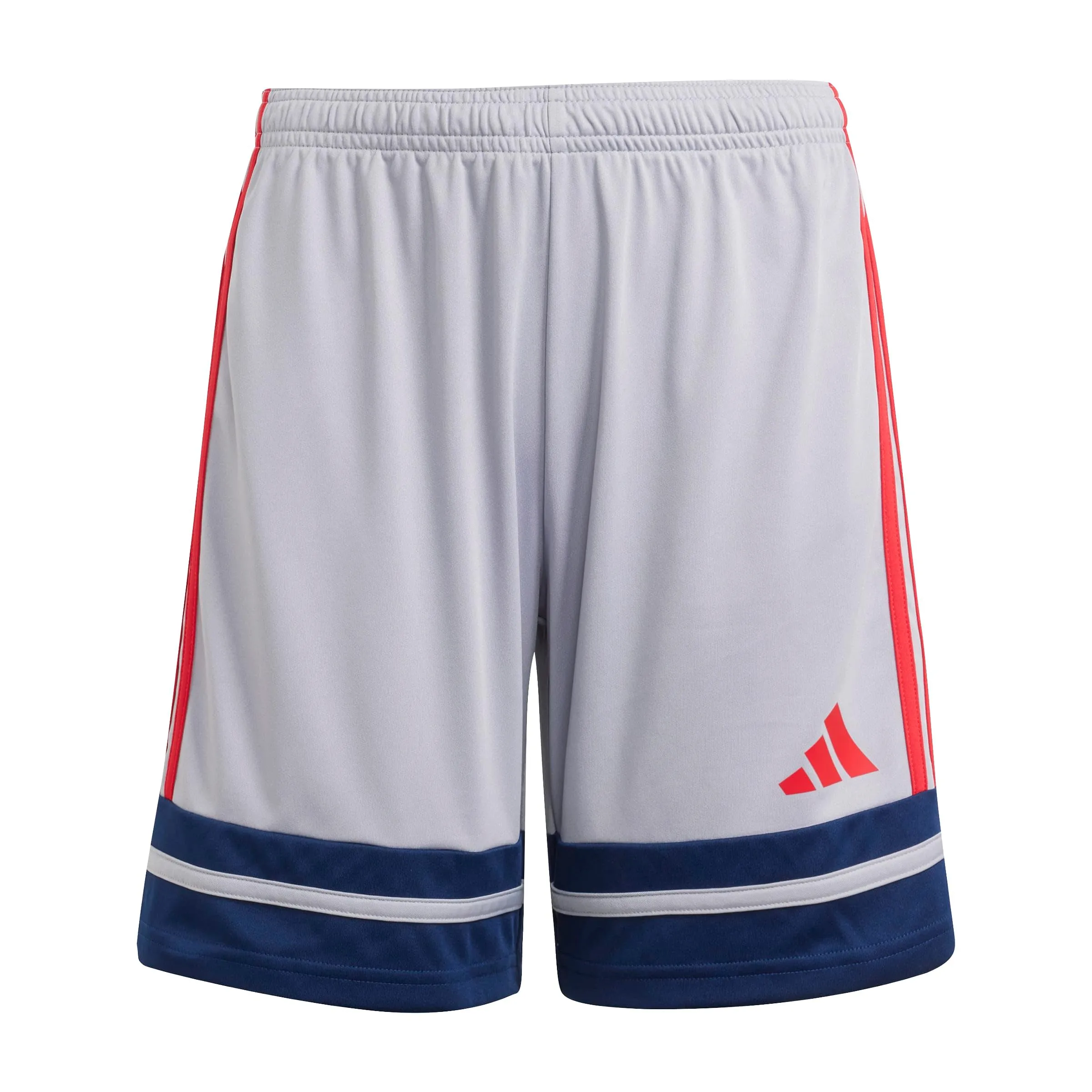 adidas SQUADRA25 SHORT KIDS, boxer bambino Unisex - Bambini, glory grey/team navy blue 2/pure ruby,