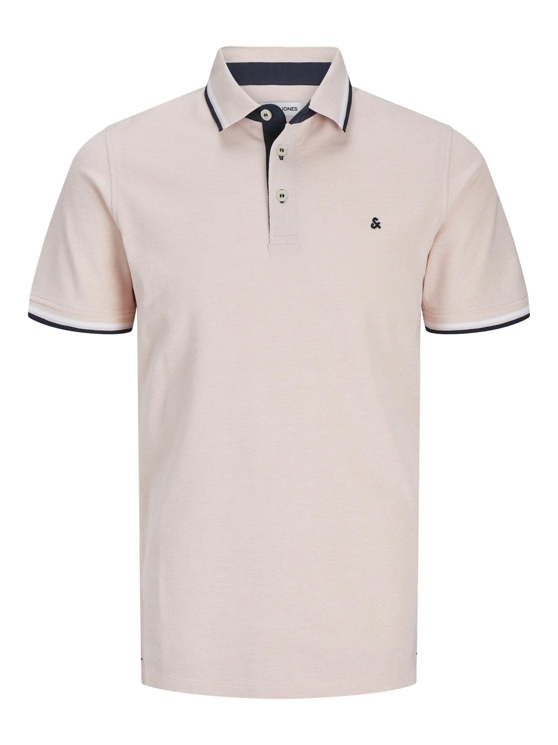 JACK & JONES Jjepaulos Polo SS Noos Maglietta, Peach Parfait/Detail: Play, M Uomo