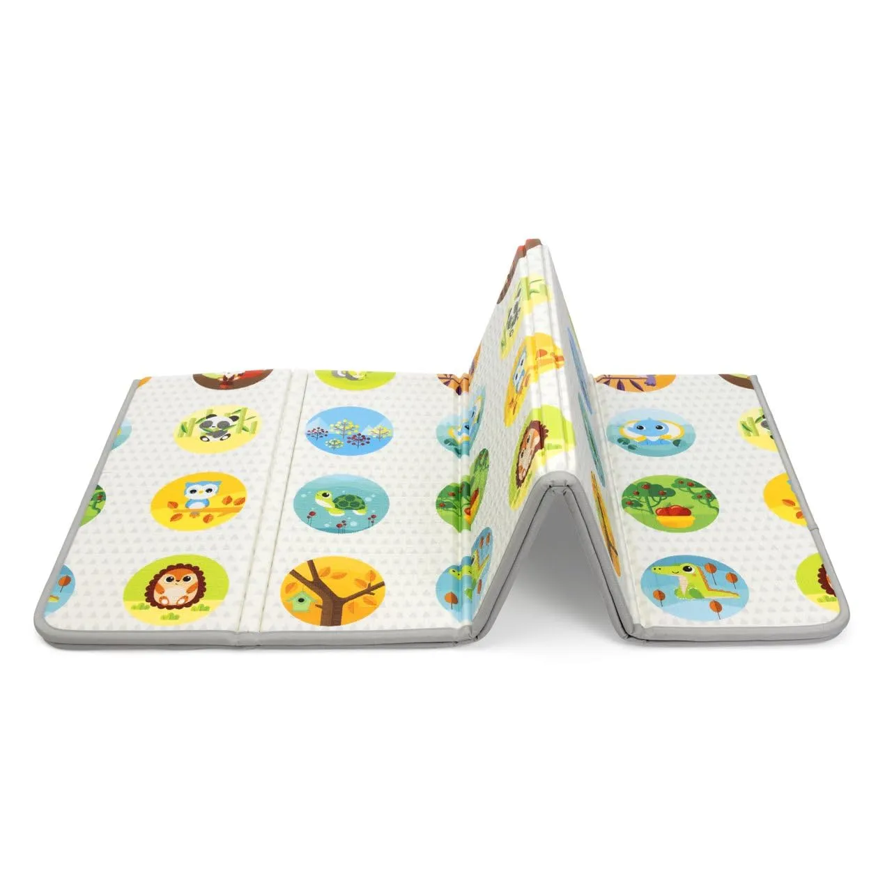 Chicco Tappeto Gioco Bambini 2in1, Extra Large 200x180 cm, Spessore 1.3 cm, Extra Soffice, Double Face, con Animali e Paesaggio, Tappeto Gioco Neonato, Giochi Neonato, Morbido e Pieghevole, 0+ Mesi