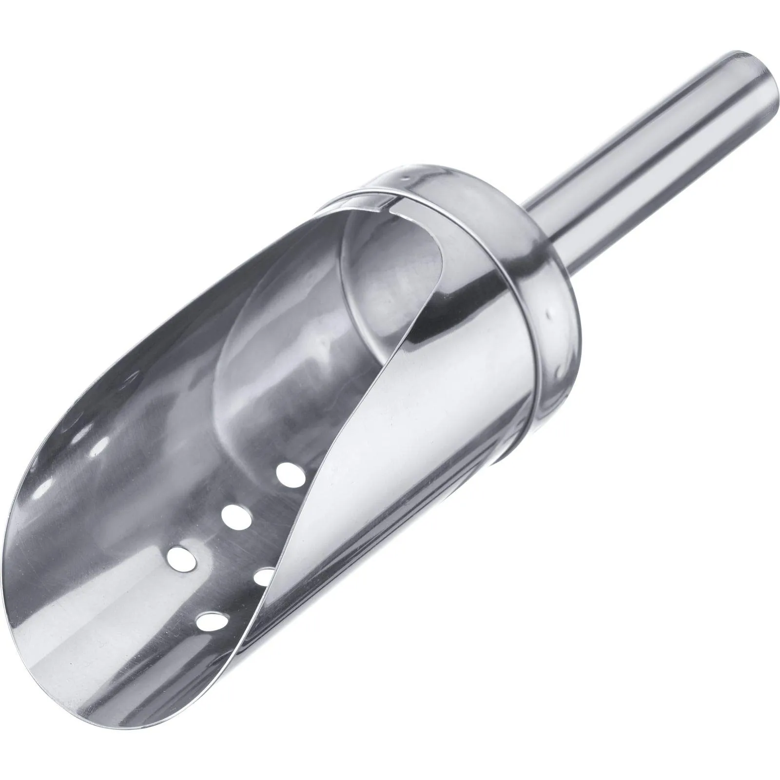 Westmark Paletta per ghiaccio tritato e cubetti di ghiaccio, Capacità: 120 ml, Perforato, Rotondo, Acciaio inox, Argento, 91222270