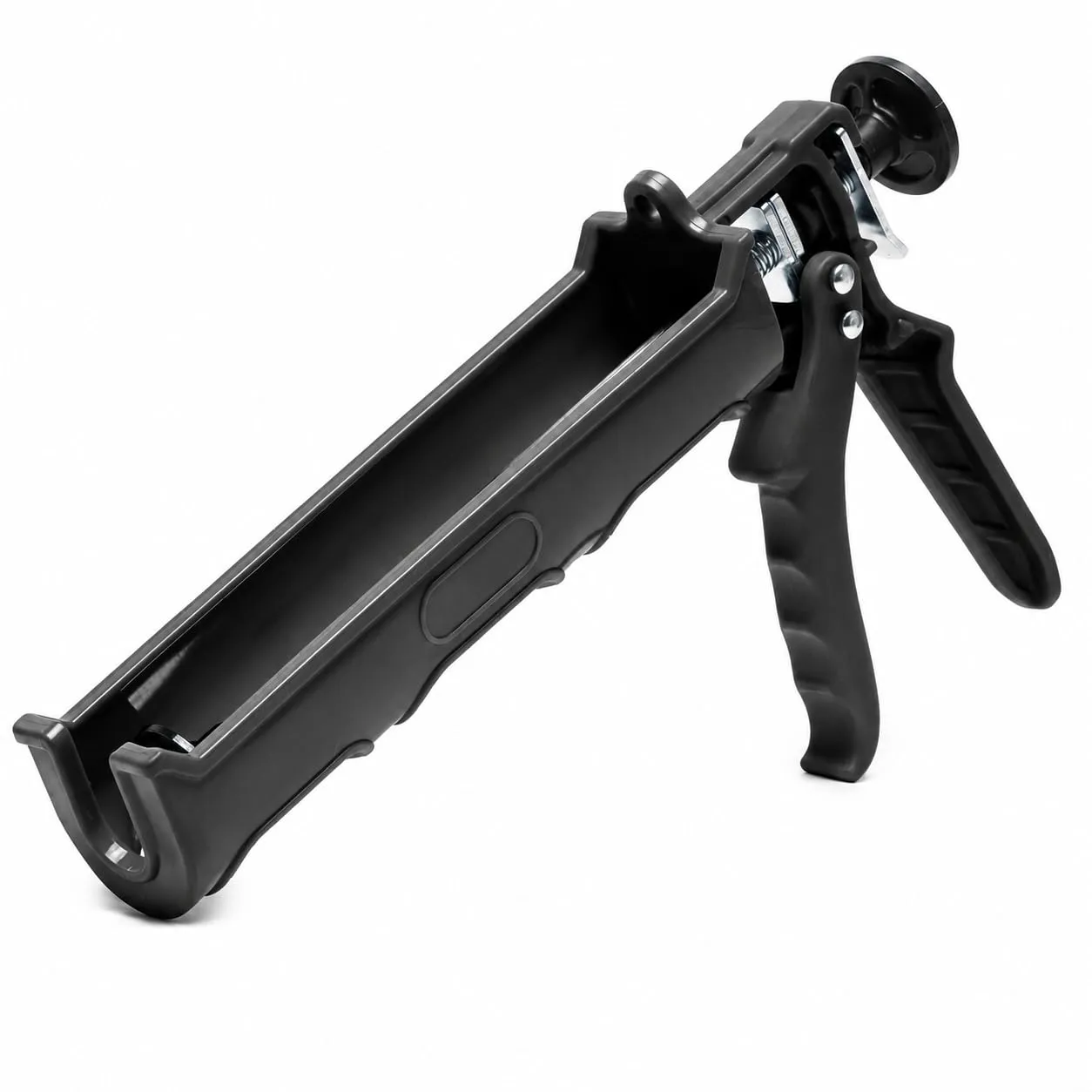 Boldrini Pistola per Silicone Anti-Goccia, per Cartucce Silicone, Acrilico e Sigillanti, Struttura Leggera in Plastica Alto Spessore, Meccanica in Metallo, Pressione fino a 123 kg