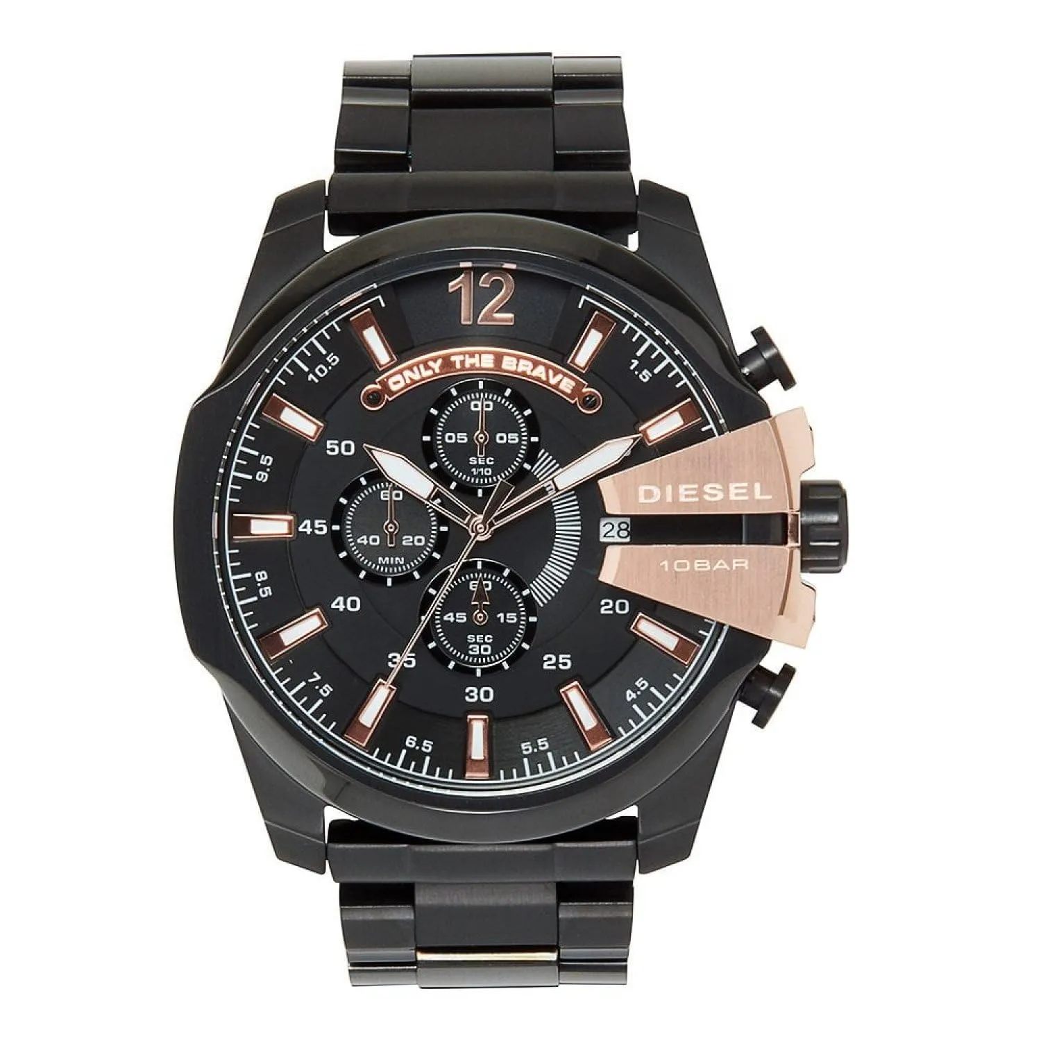 Diesel Orologio Analogo Quarzo Uomo con Cinturino in Acciaio Inossidabile DZ4309