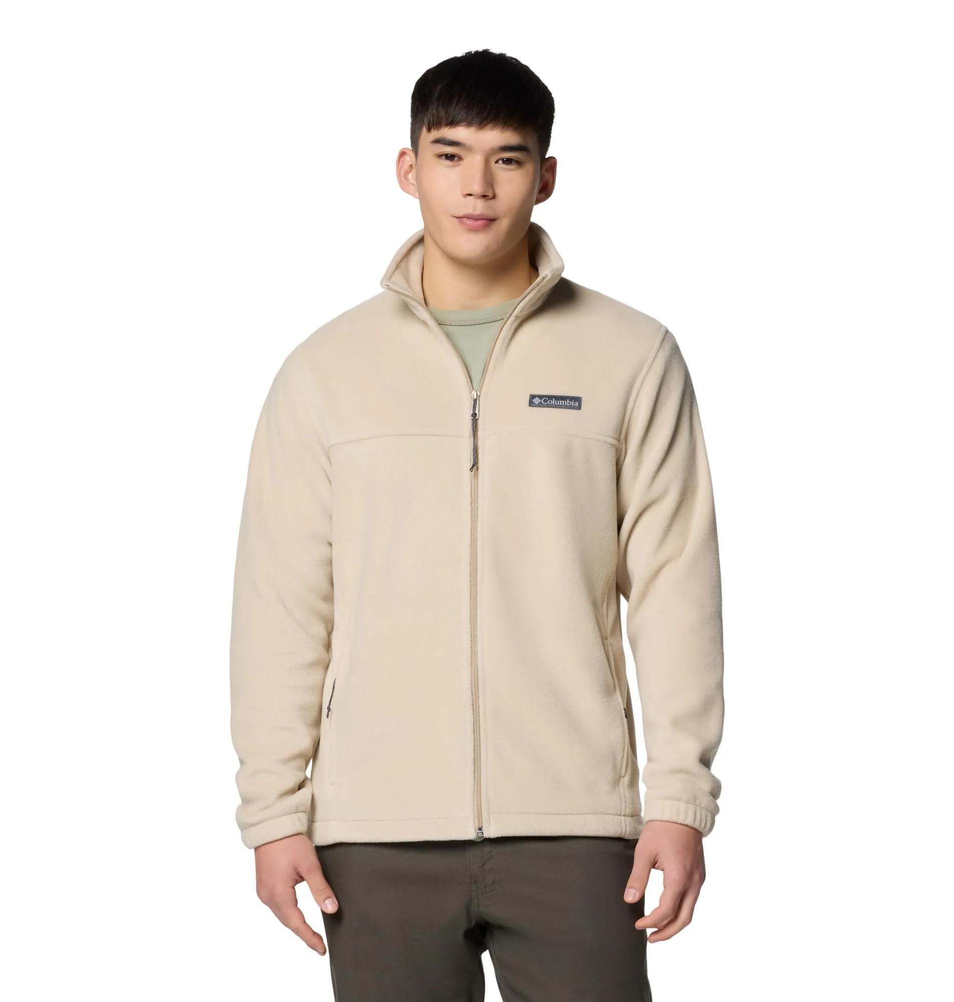 Columbia Steens Mountain 2.0 Giacca in pile da uomo con zip intera, fossile, taglia M