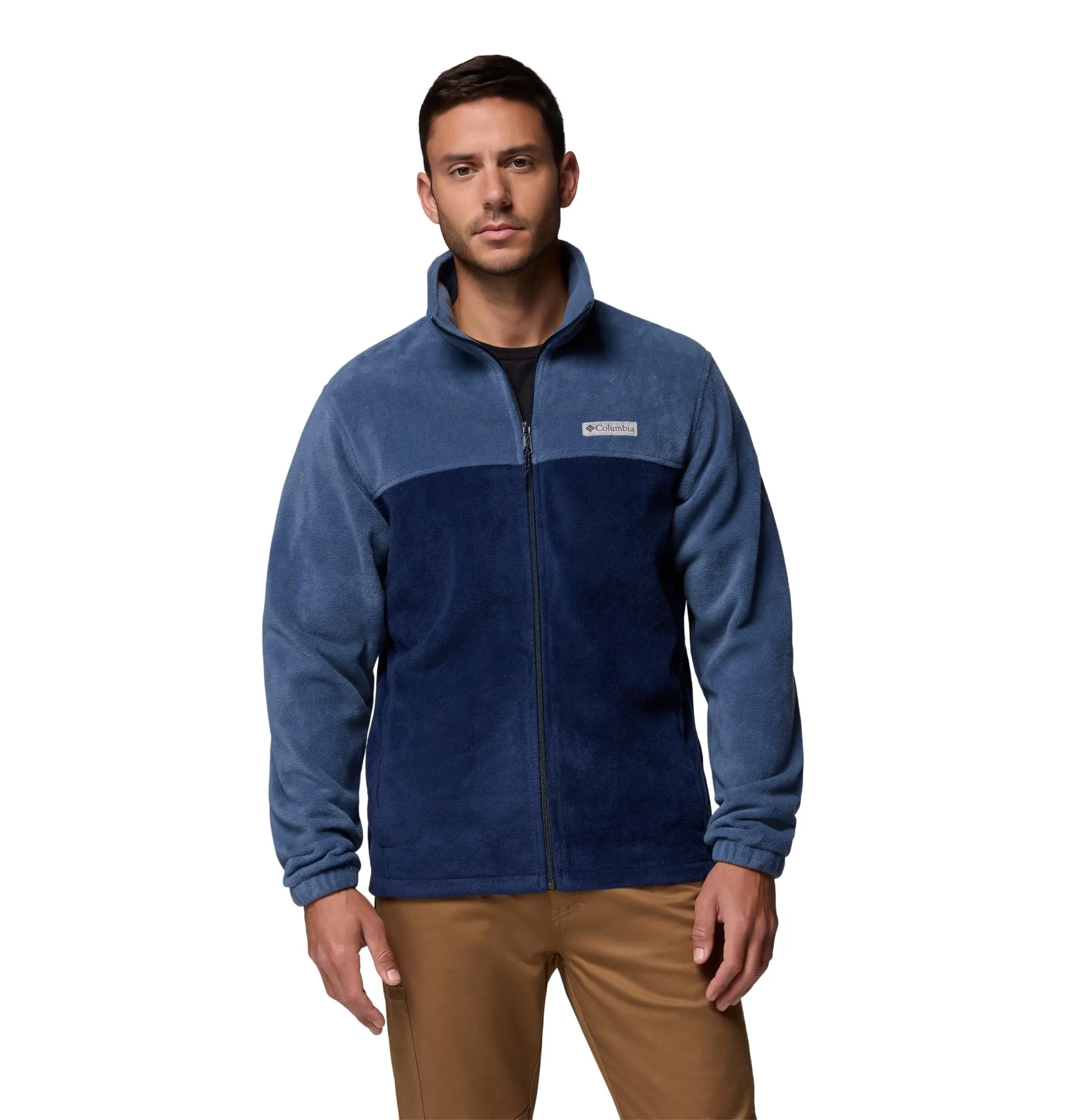 Columbia Steens Mountain Full Zip 2.0, Giacca in pile Uomo, Dark Mountain/Collegiate Navy, XL