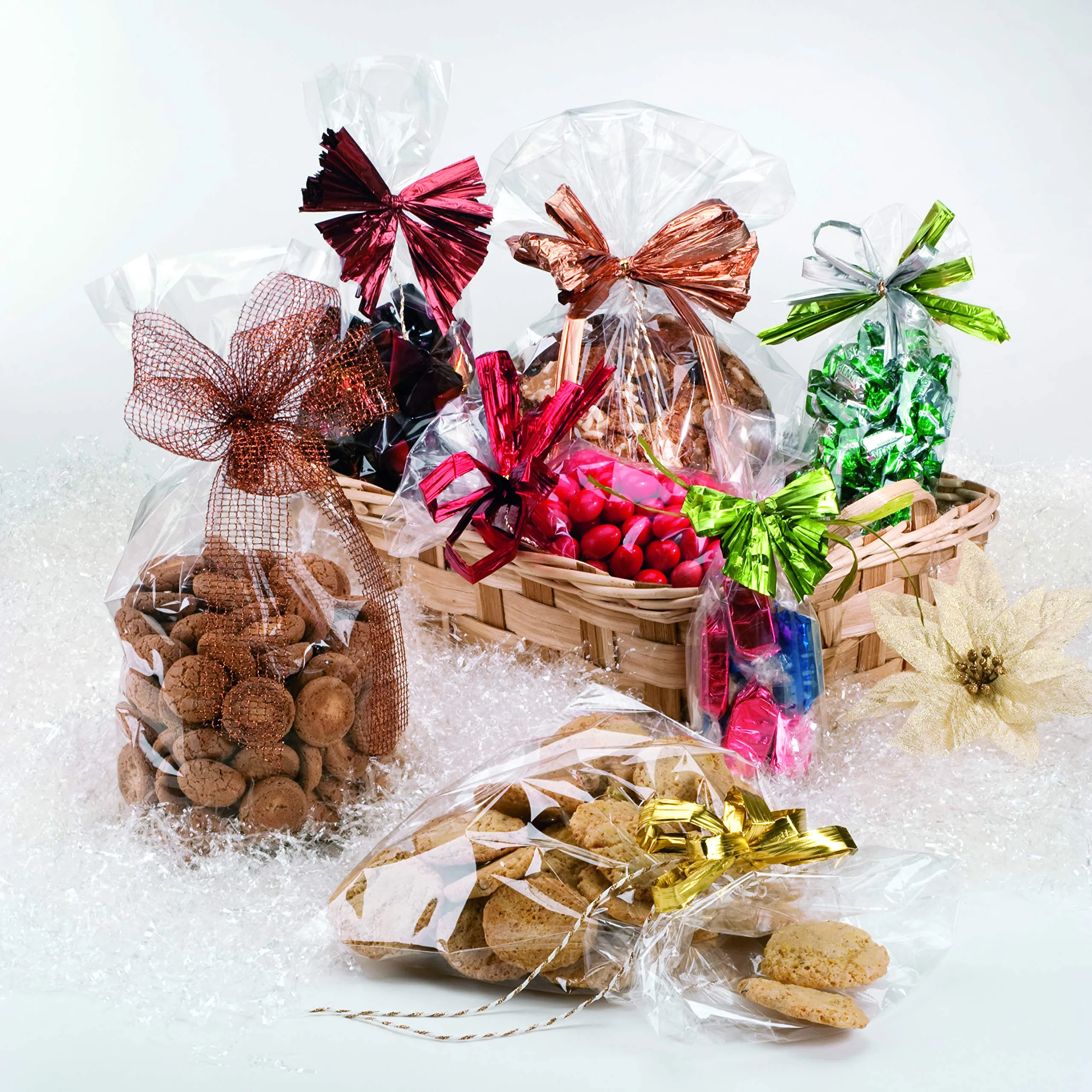 Italpak Sacchetti Trasparenti per alimenti, confezioni cellophane, 50 pz, 6x9 cm