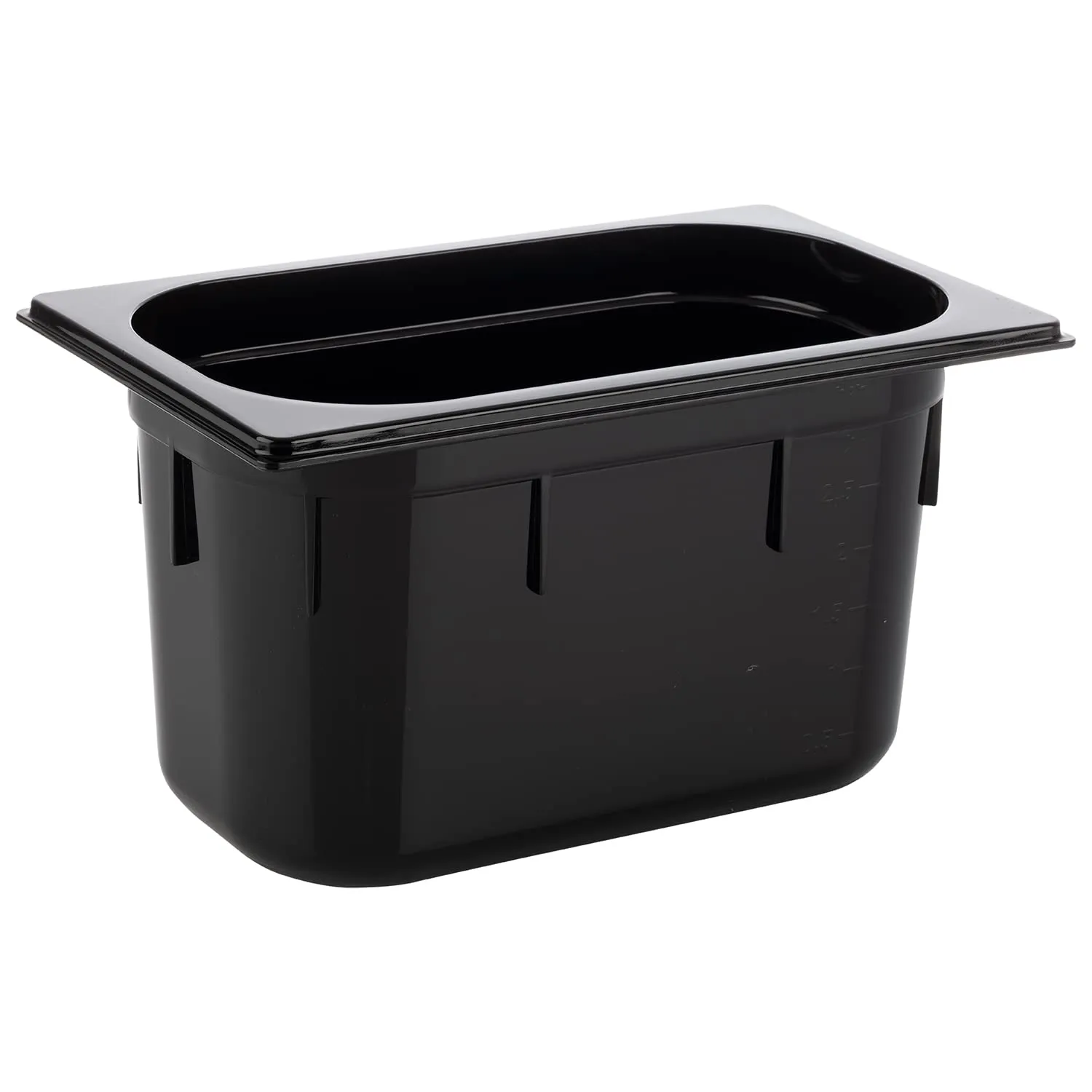 APS 82074 GN 1/4 Contenitore Gastronorm in Policarbonato Nero