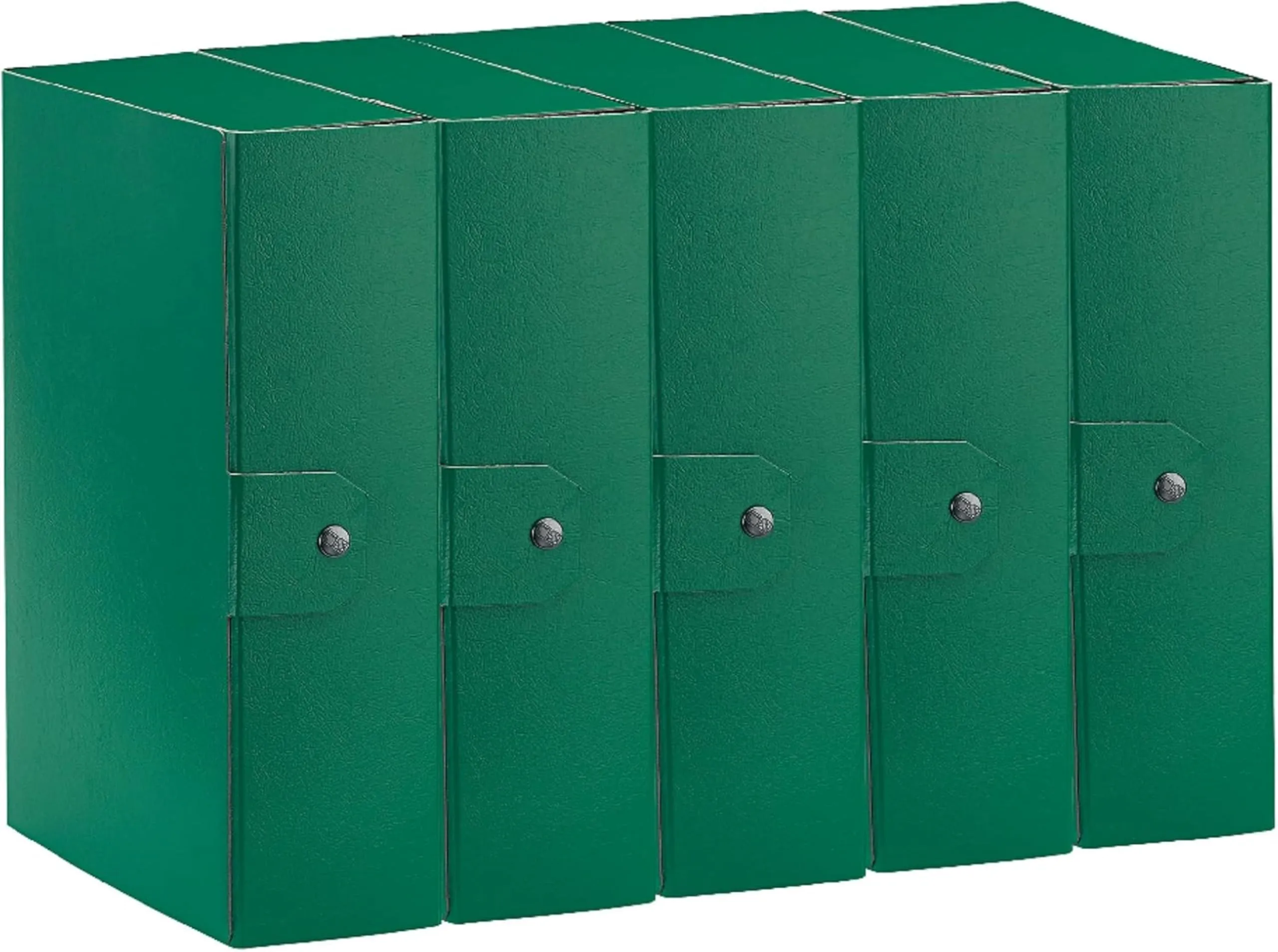 Esselte C30 EUROBOX 5 Cartelle Progetti Archivio 25 x 35cm Dorso 10cm Verde