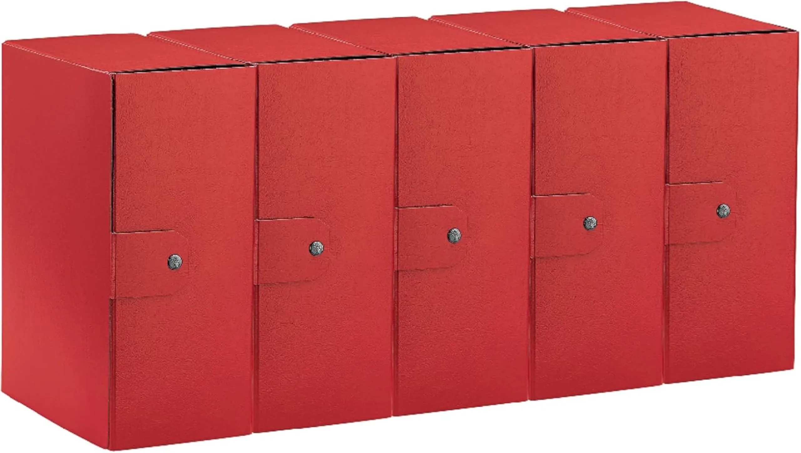 Esselte C35 EUROBOX 5 Cartelle Progetti Archivio 25 x 35cm Dorso 15cm Rosso