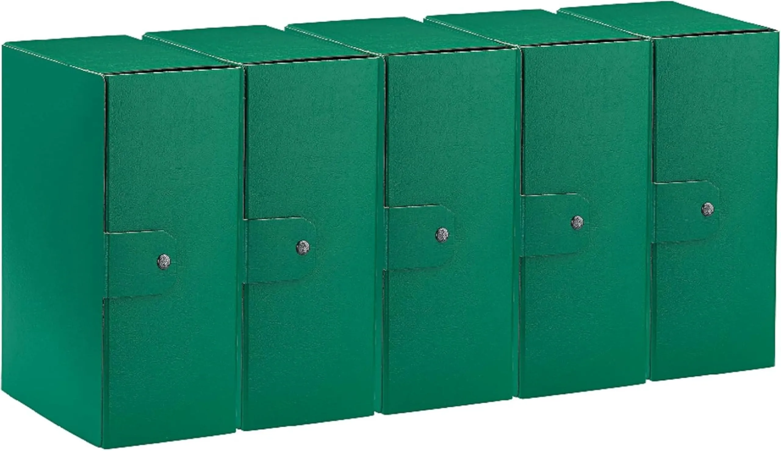 Esselte C35 EUROBOX 5 Cartelle Progetti Archivio 25 x 35cm Dorso 15cm Verde