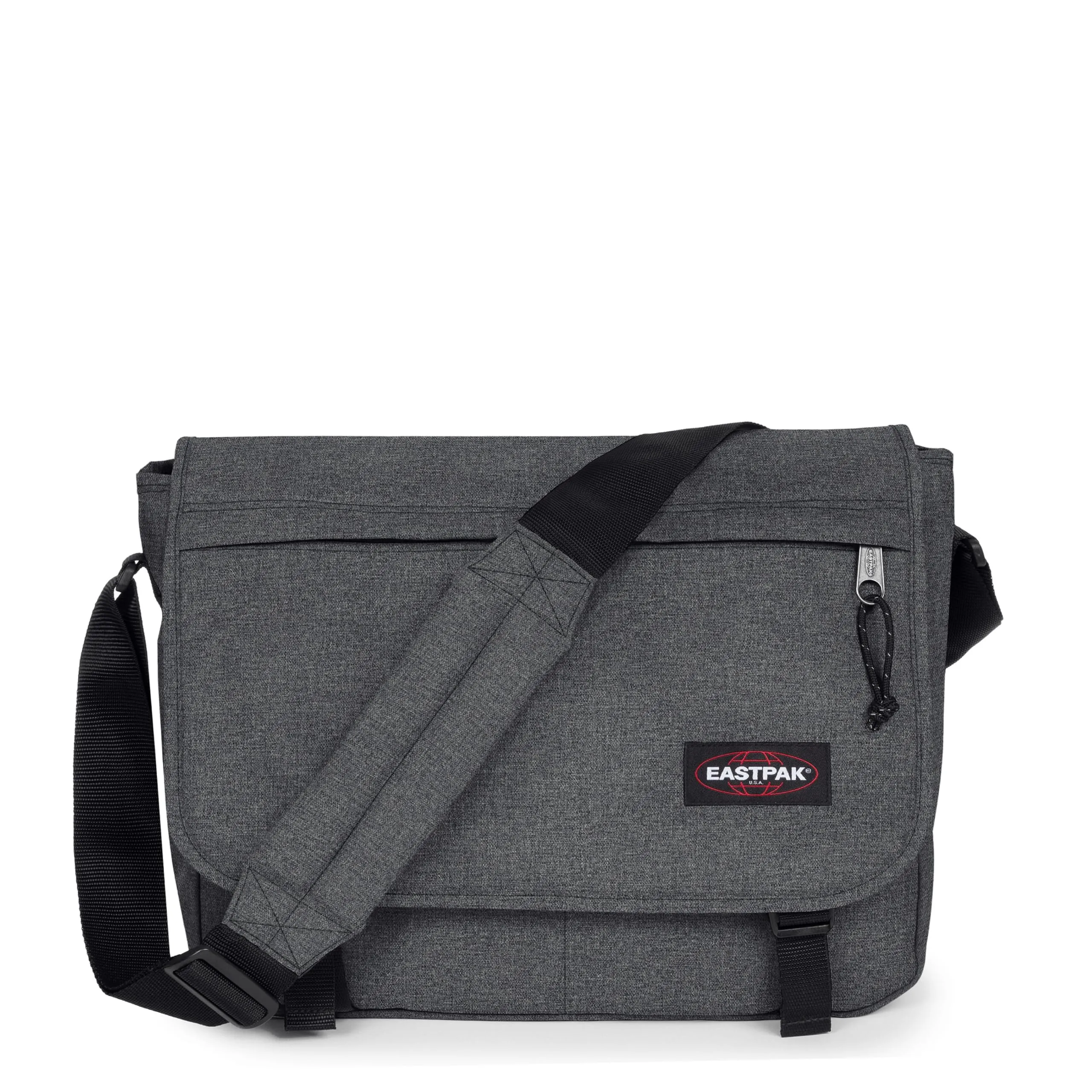 Eastpak Delegate + Borsa a Tracolla, 20 L - Black Denim (Grigio)