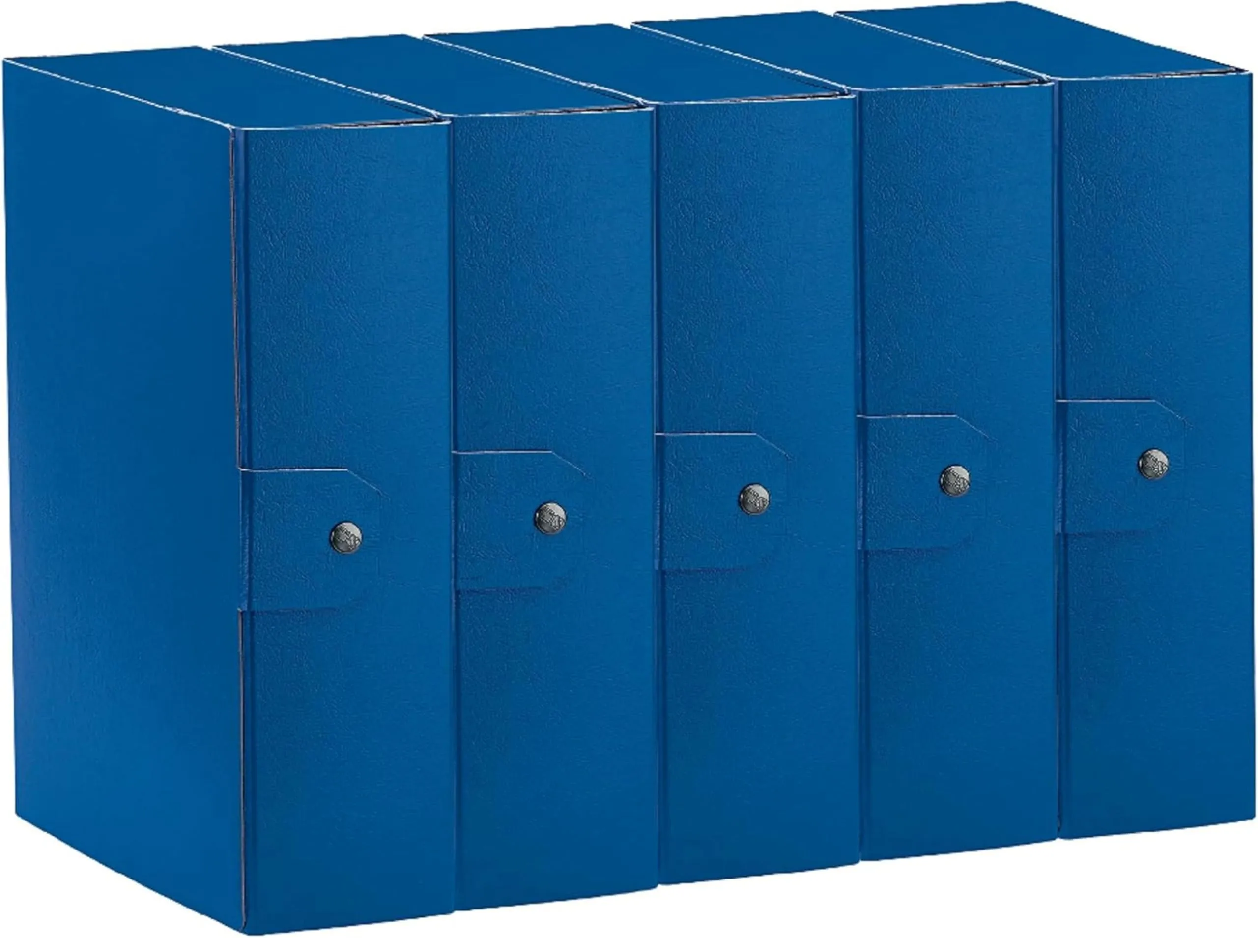 Esselte C30 EUROBOX 5 Cartelle Progetti Archivio 25 x 35 cm Dorso 10 cm Blu