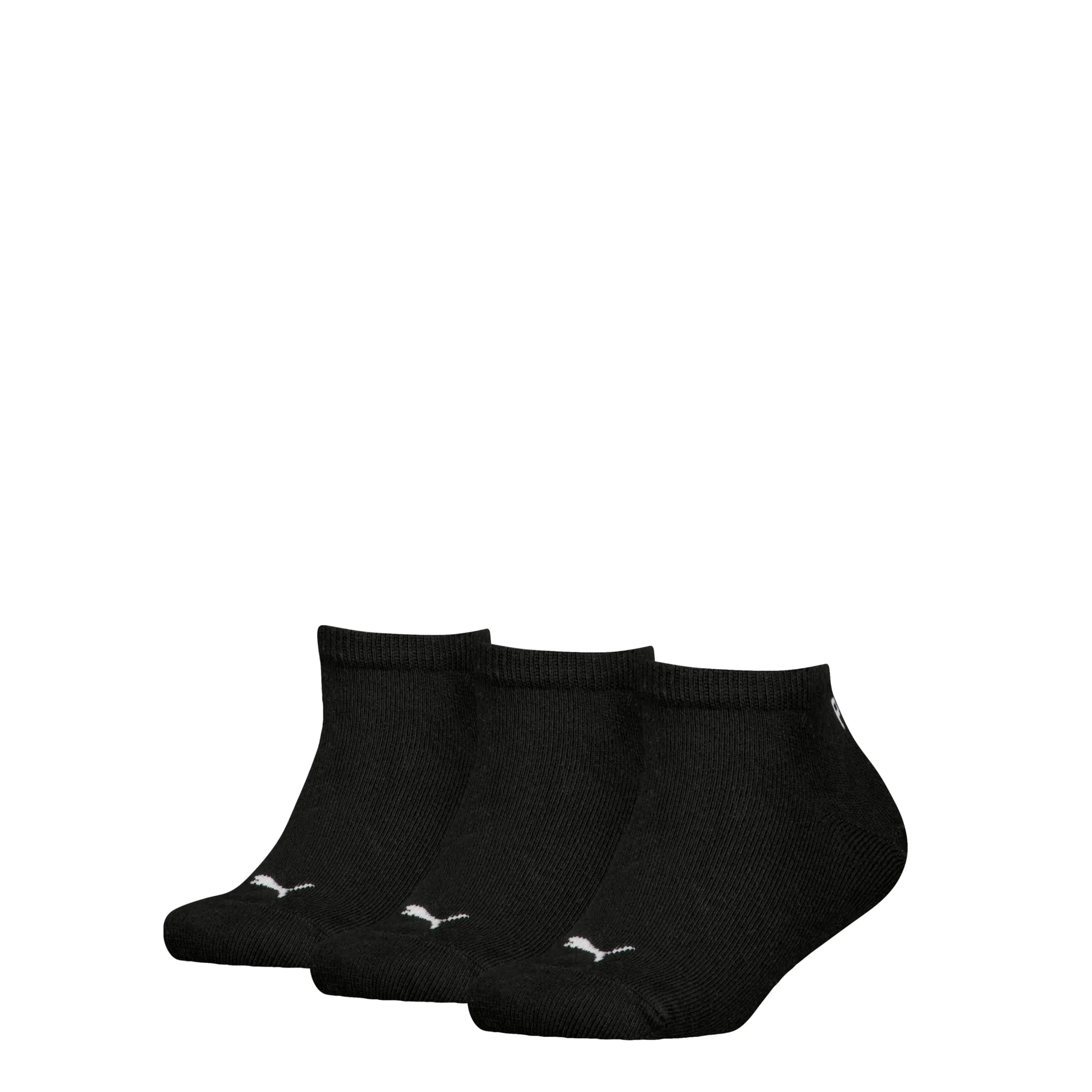 PUMA Invisible 3p, Calzini Unisex - Bambini e ragazzi, Black - New, 39-42
