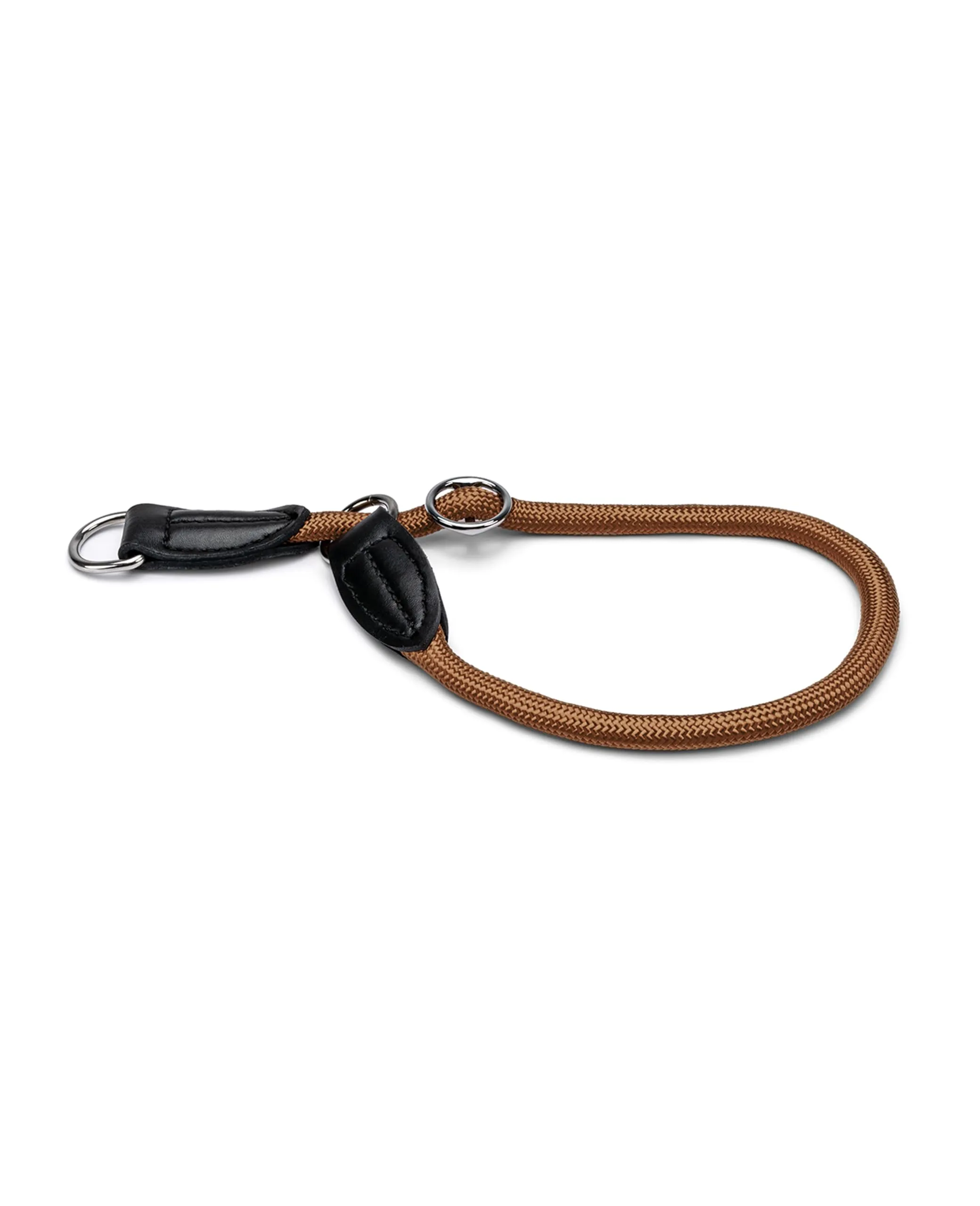 lionto Collare Martingala Cane, 60 cm, Spessore 1 cm, Marrone