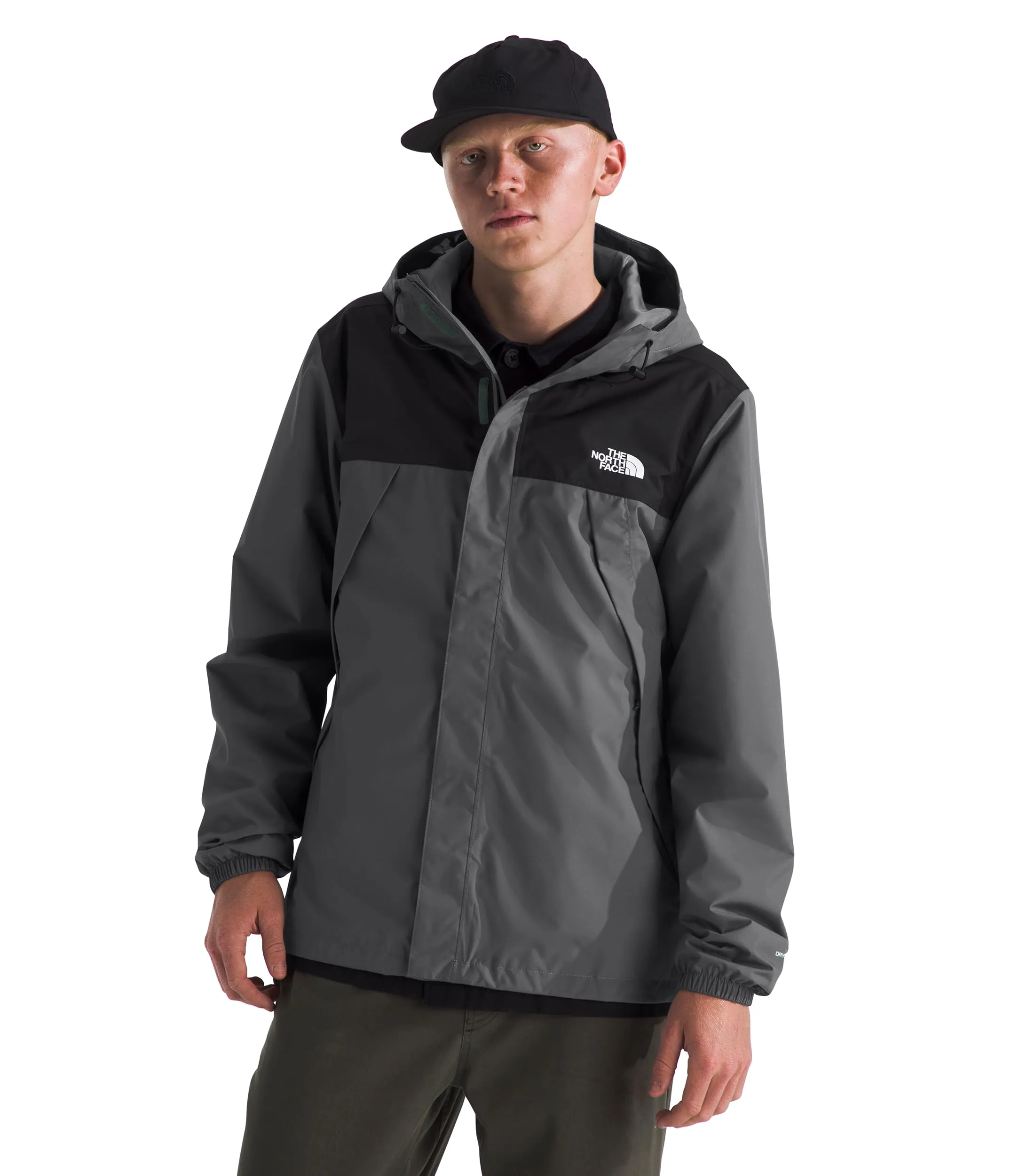 THE NORTH FACE NF0A7QEYC6B M ANTORA JACKET Giacca Uomo Smoked Pearl/TNF Black/Taglia XL