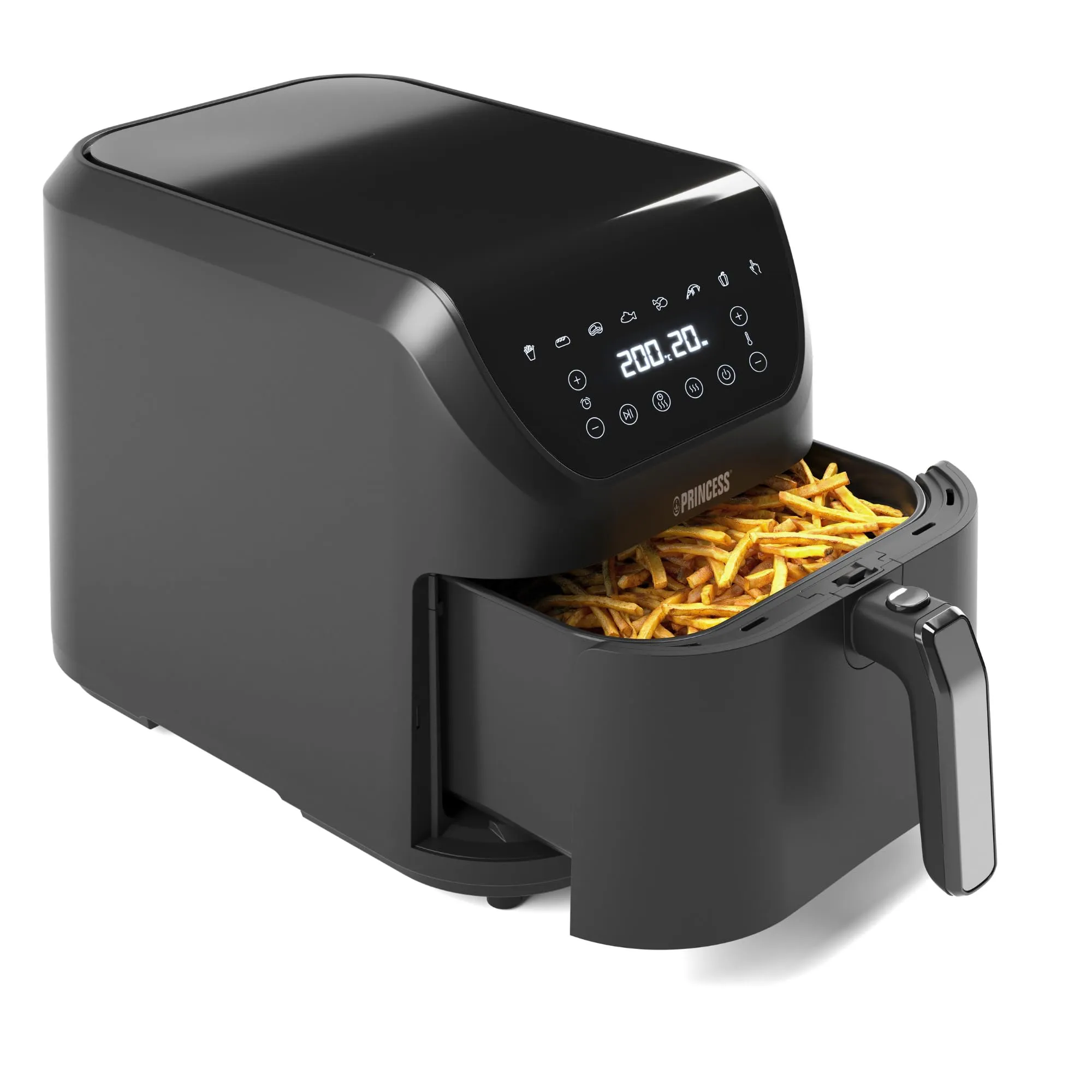 Princess Friggitrice ad Aria Slim, 8 L, 2000 W, per Tutta la Famiglia