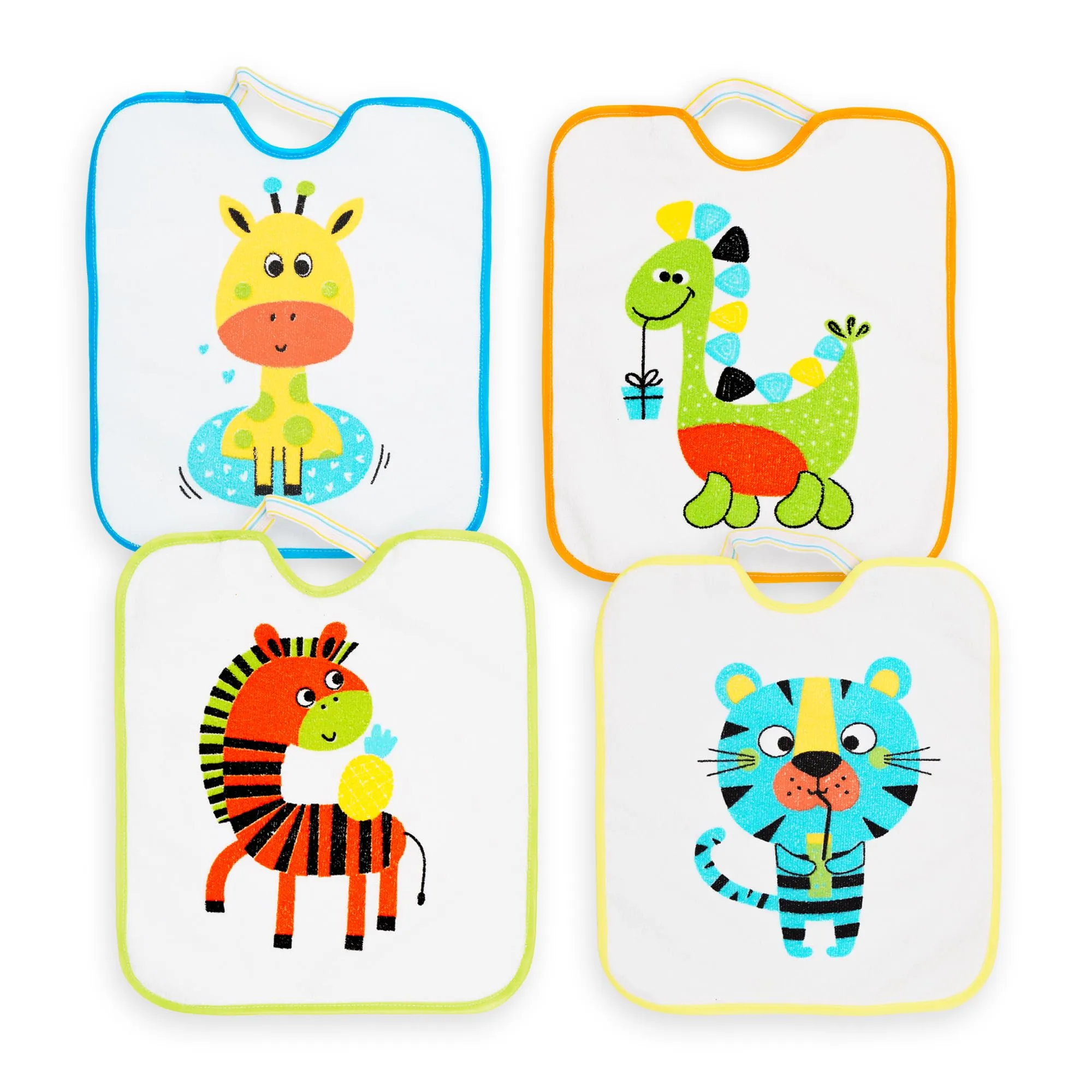 Ti TIN Pack 4 Bavaglini Impermeabili 28x32 cm Da 12 Mesi