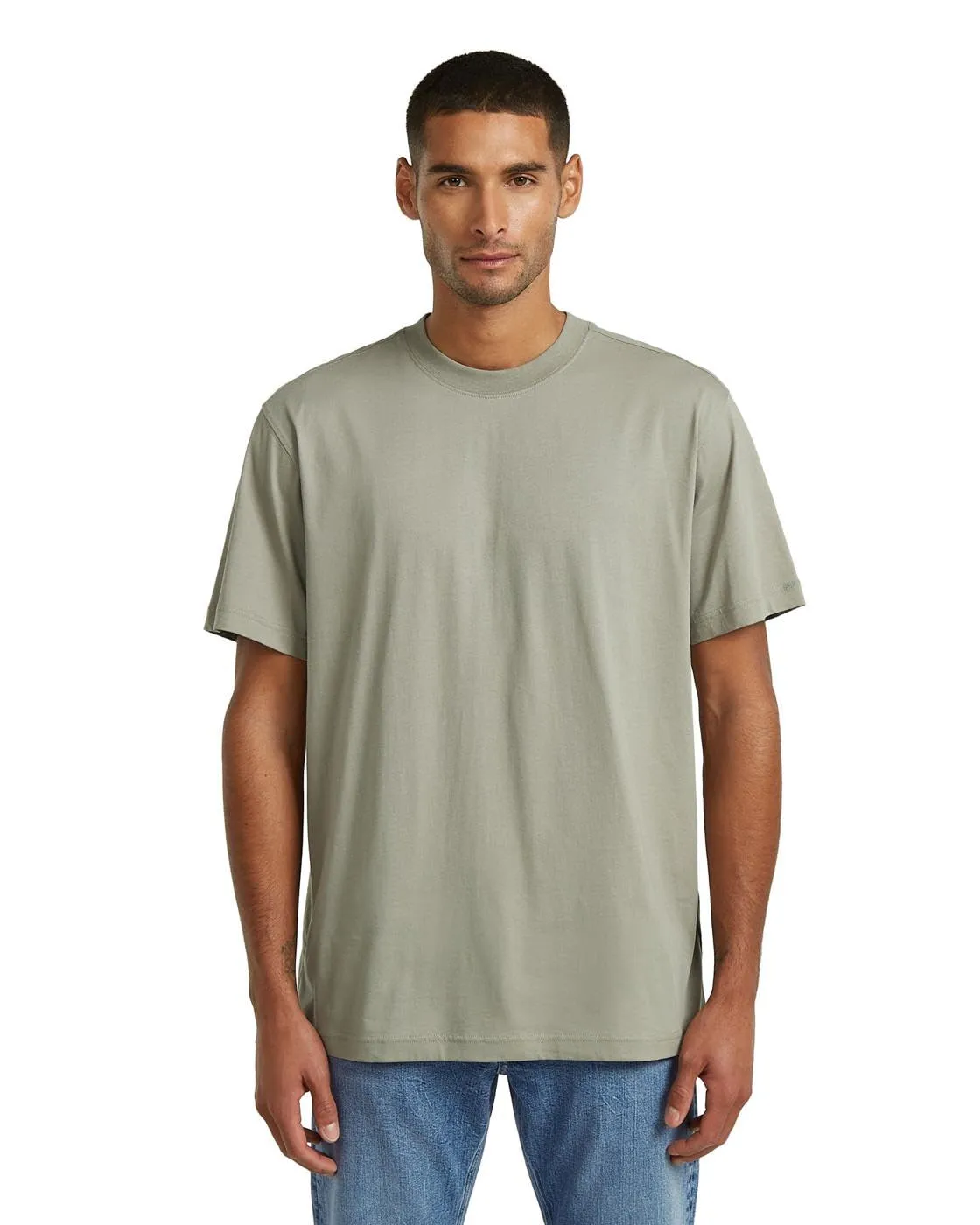 G-Star Raw C.V. Layered Back gr r t T-Shirt, Beige, S Men's