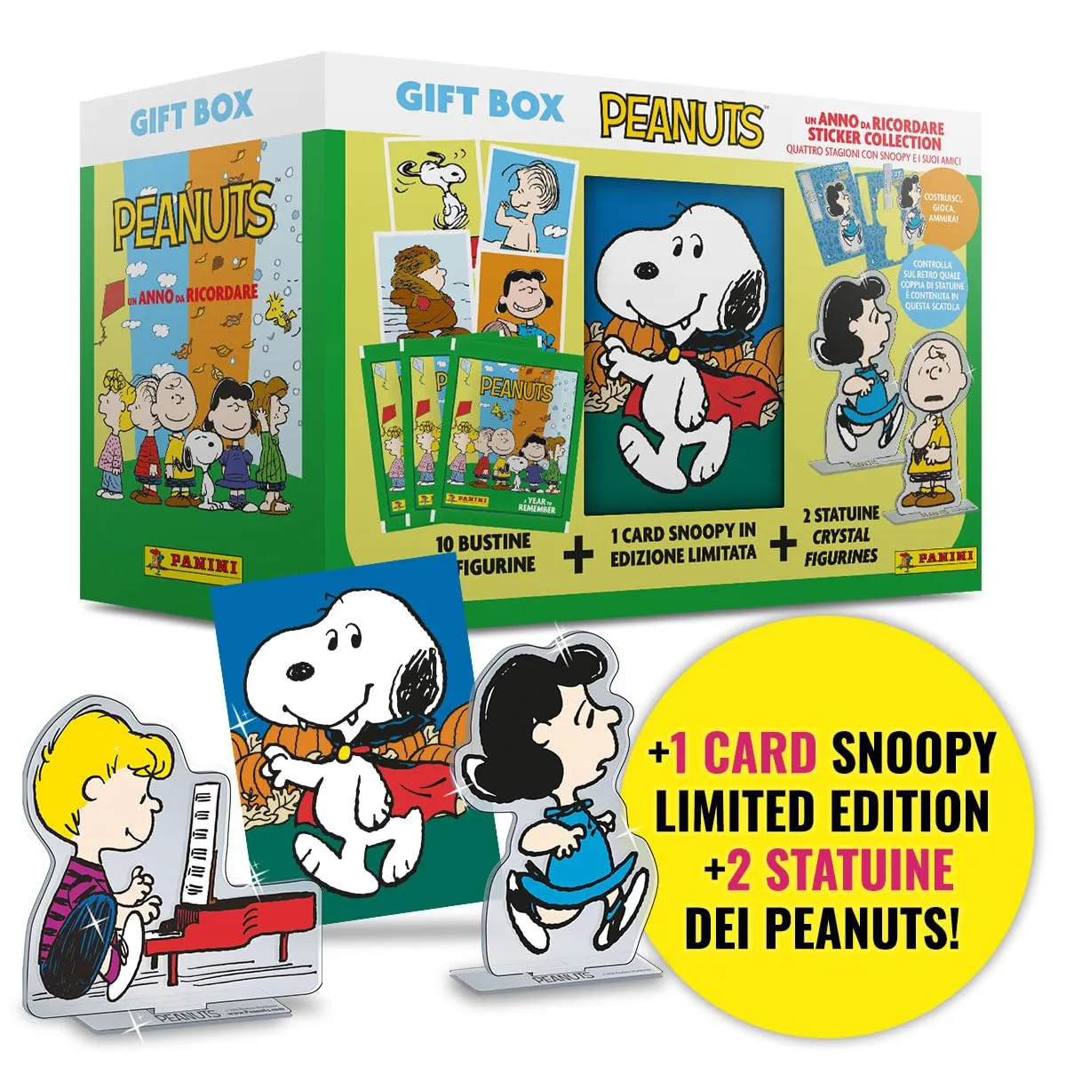 Peanuts: Un Anno da Ricordare - Gift Box D con statuine di Schroeder e Lucy