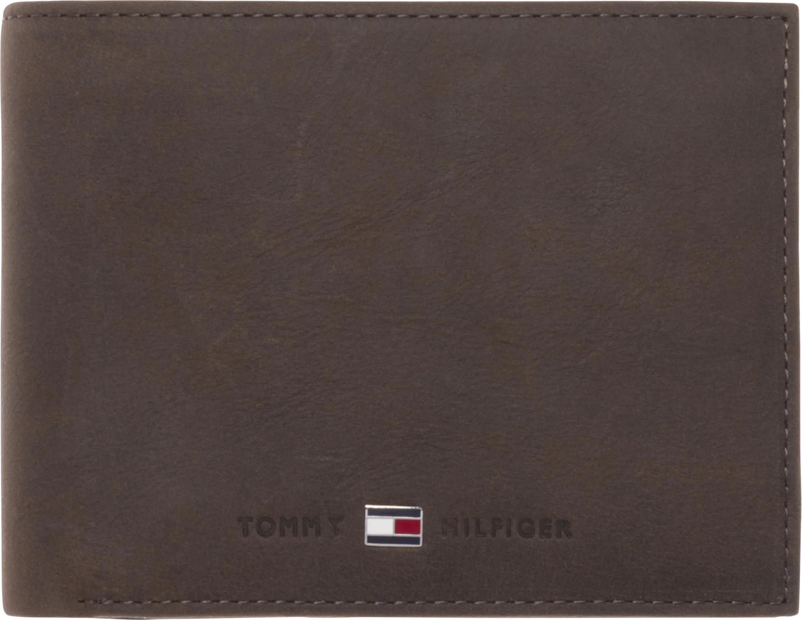 Tommy Hilfiger Uomo Portafoglio Johnson con Scomparto Monete, Marrone (Brown), Taglia Unica