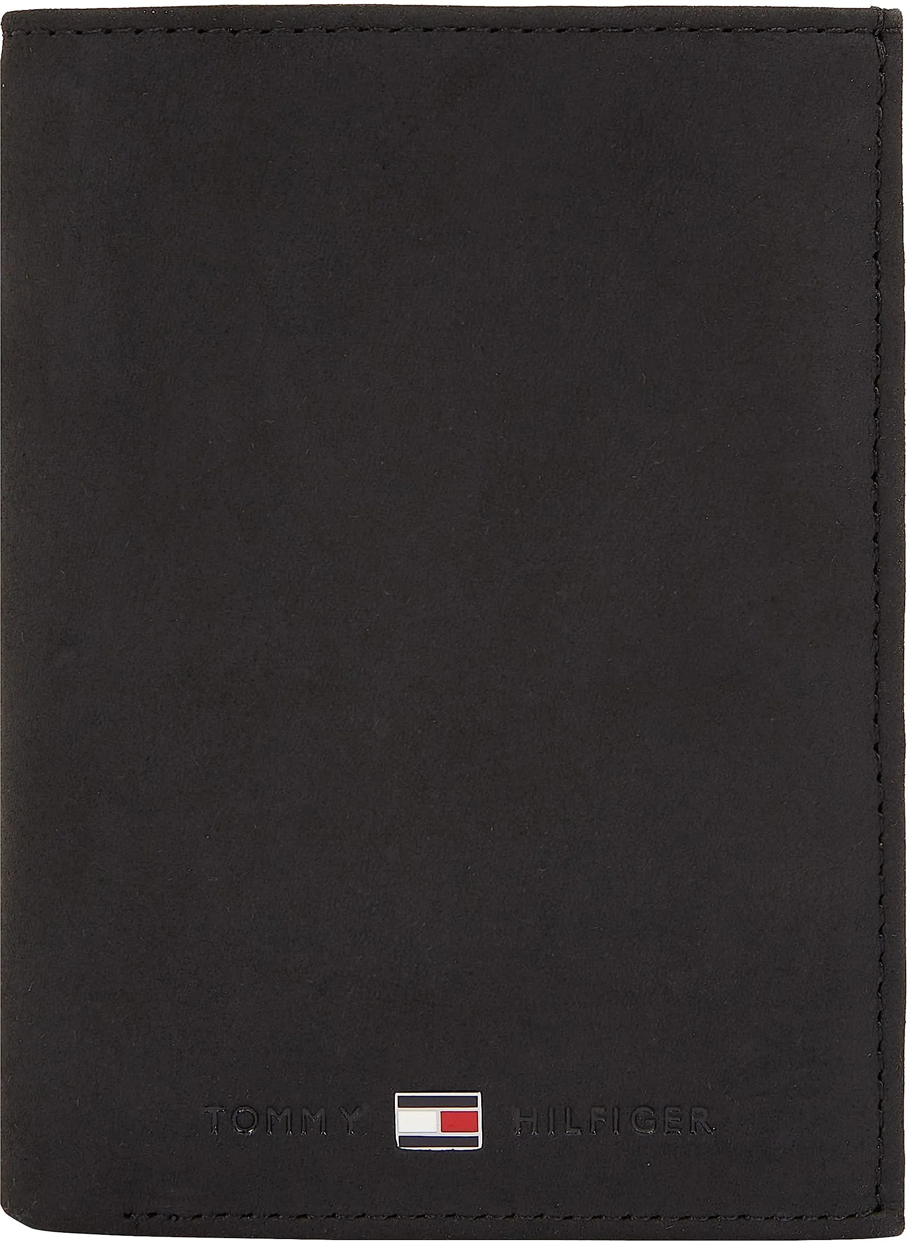 Tommy Hilfiger Uomo Portafoglio Johnson con Scomparto Monete, Nero (Black), Taglia Unica