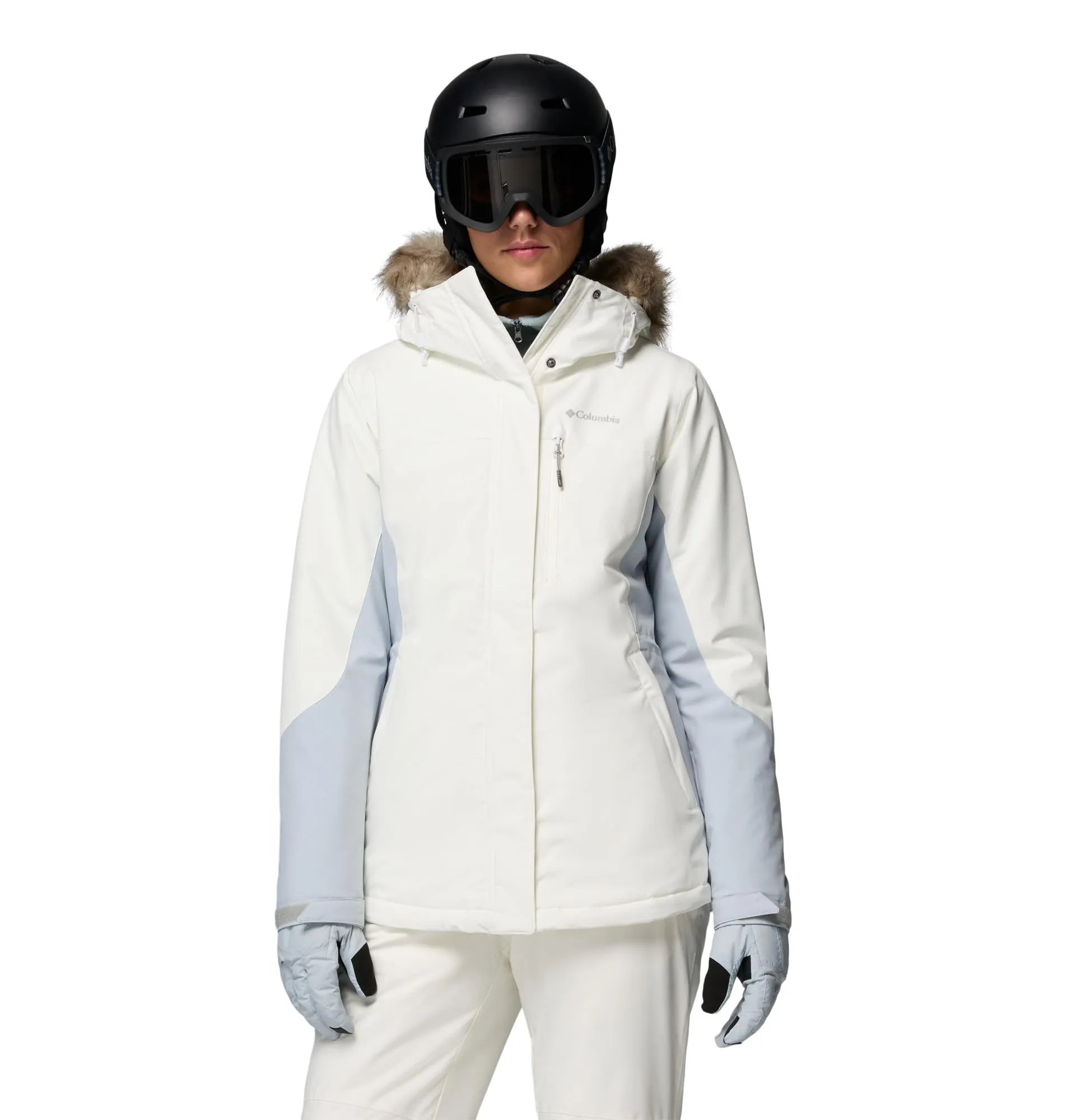 Columbia Ava Alpine II Insulated Jacket, Isolamento termico, Materiale traspirante, waterproof, Dettagli regolabili, Pelliccia sintetica staccabile, Pratiche tasche - da donna