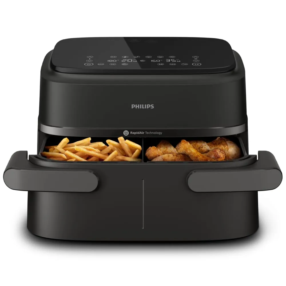 Philips Airfryer 1000 - Friggitrice ad aria con Cestello Flexi da 7.1L