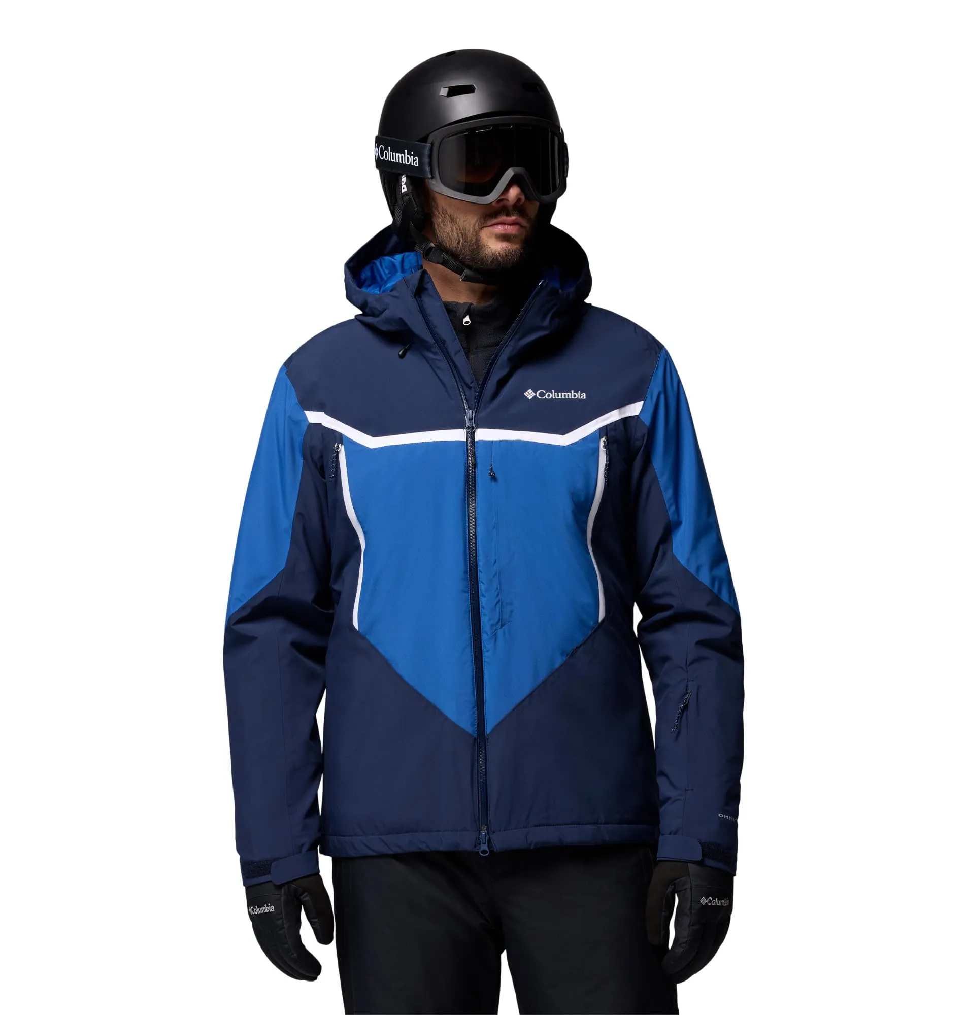 Columbia Liftline Jacket, Impermeabilizzazione Resistente, Materiale traspirante, Termoriflettente, Calore leggero, Cappuccio regolabile, Ghetta antineve, Tessuto flessibile, Ampie tasche - da uomo