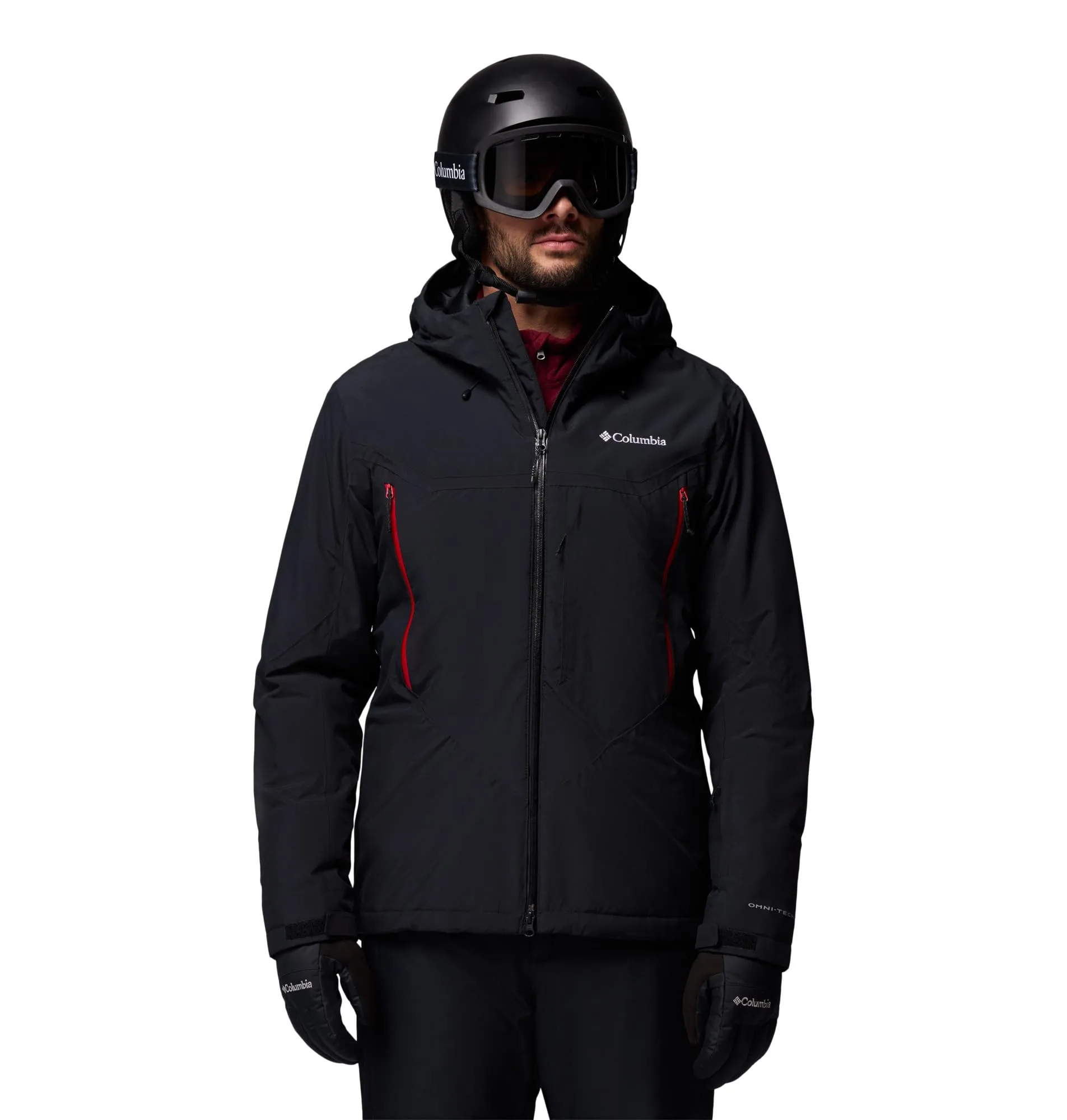Columbia Liftline Jacket, Impermeabilizzazione Resistente, Materiale traspirante, Termoriflettente, Calore leggero, Cappuccio regolabile, Ghetta antineve, Tessuto flessibile, Ampie tasche - da uomo