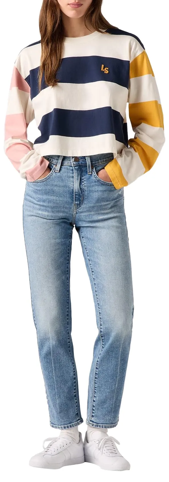 Levi's 724 High Rise Straight, Jeans Donna, Choose To Rise, 27W / 30L