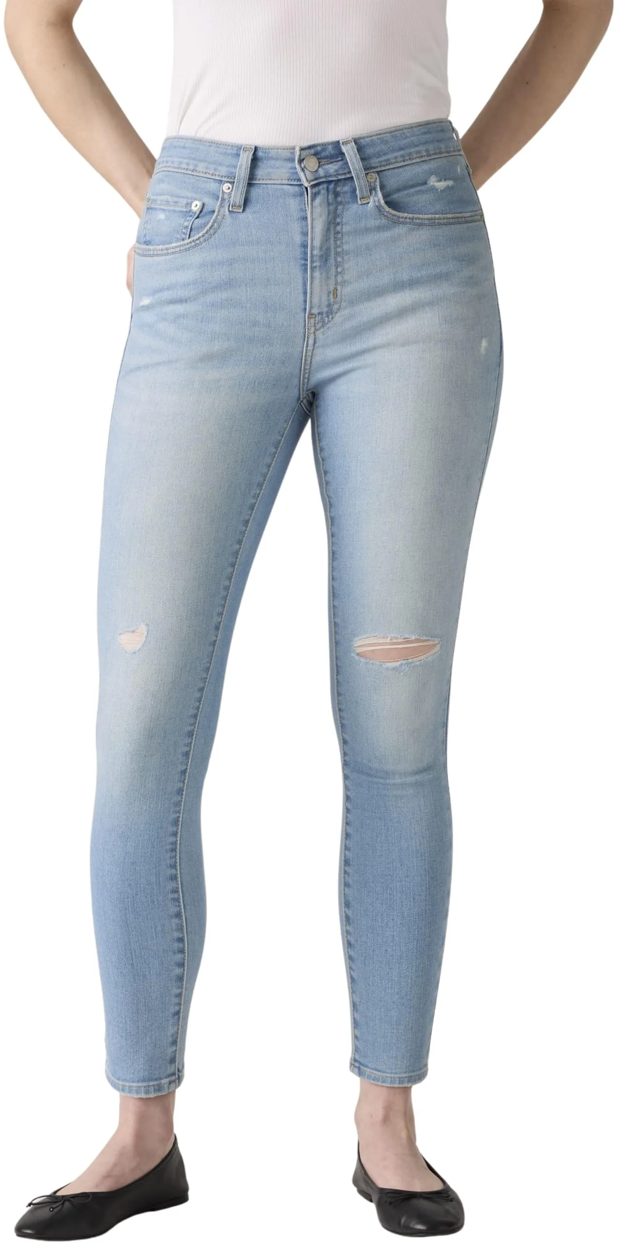 Levi's 721 High Rise Skinny, Jeans Donna, Soluzione Semplice, 28W / 28L