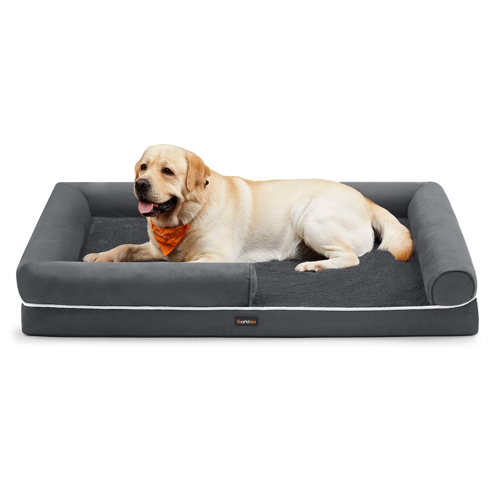 Feandrea Cuccia per Cani Ortopedica, Fondo Antiscivolo, 135 x 107 x 25 cm