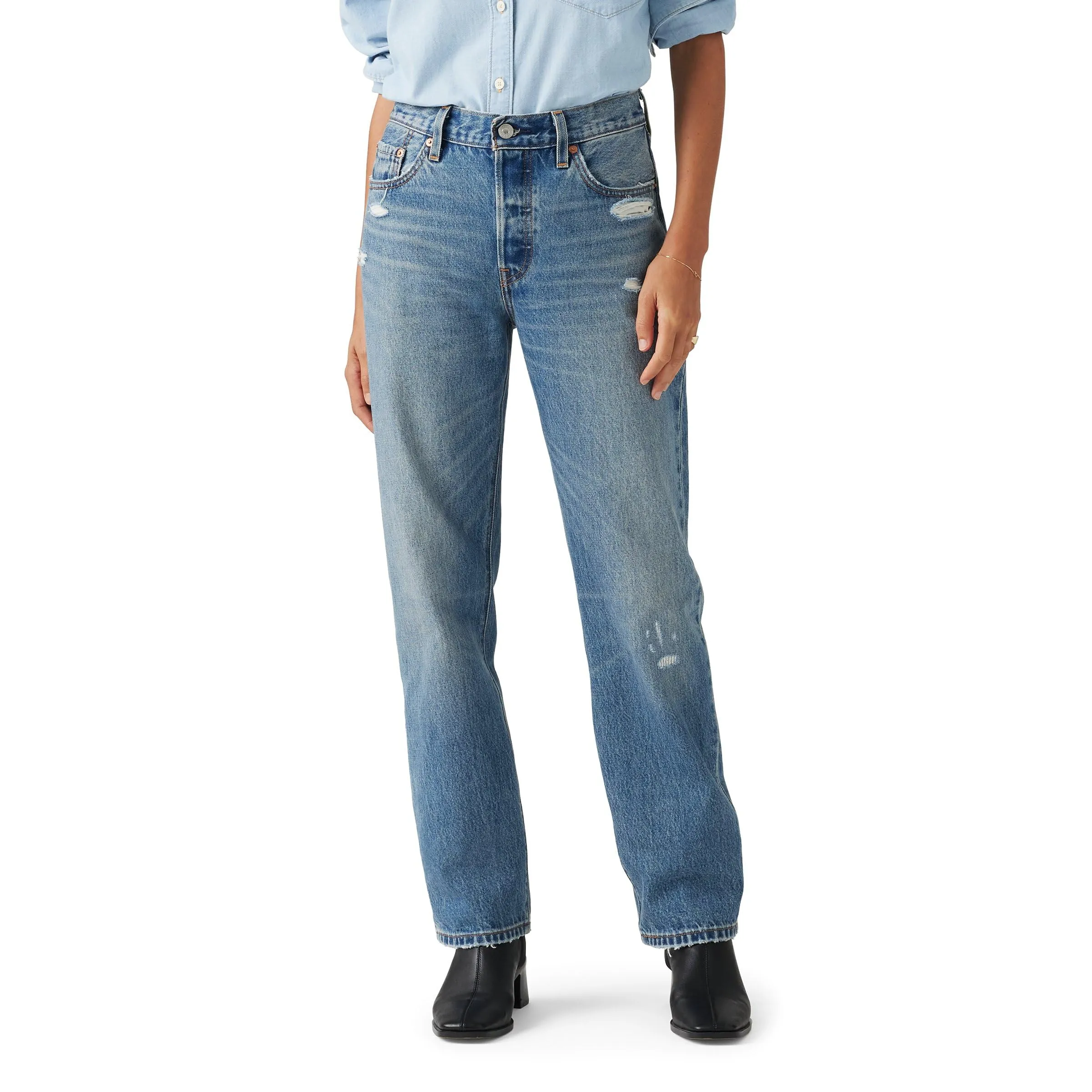 Levi's Jeans da Donna 501 90s, Verified Vintage, 27W x 32L