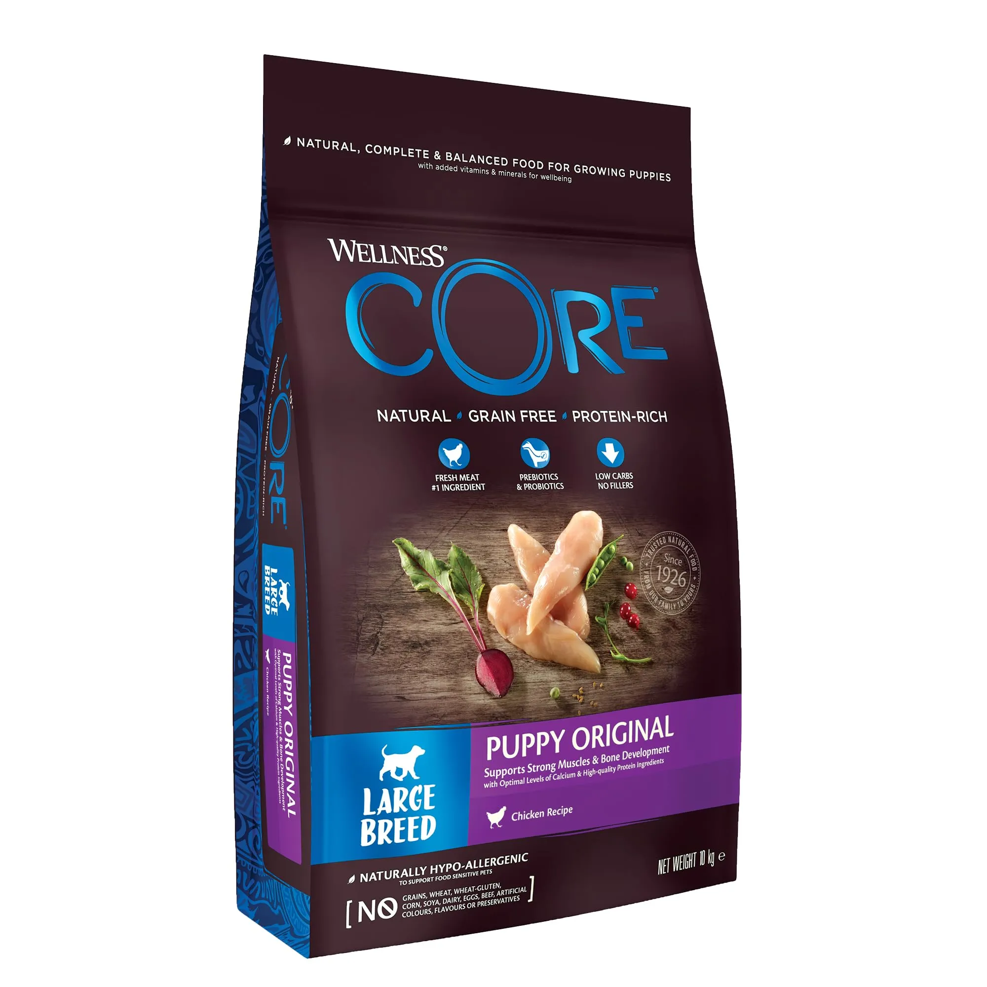 Wellness CORE Cucciolo 10 kg, Pollo – Crocchette Per Cani