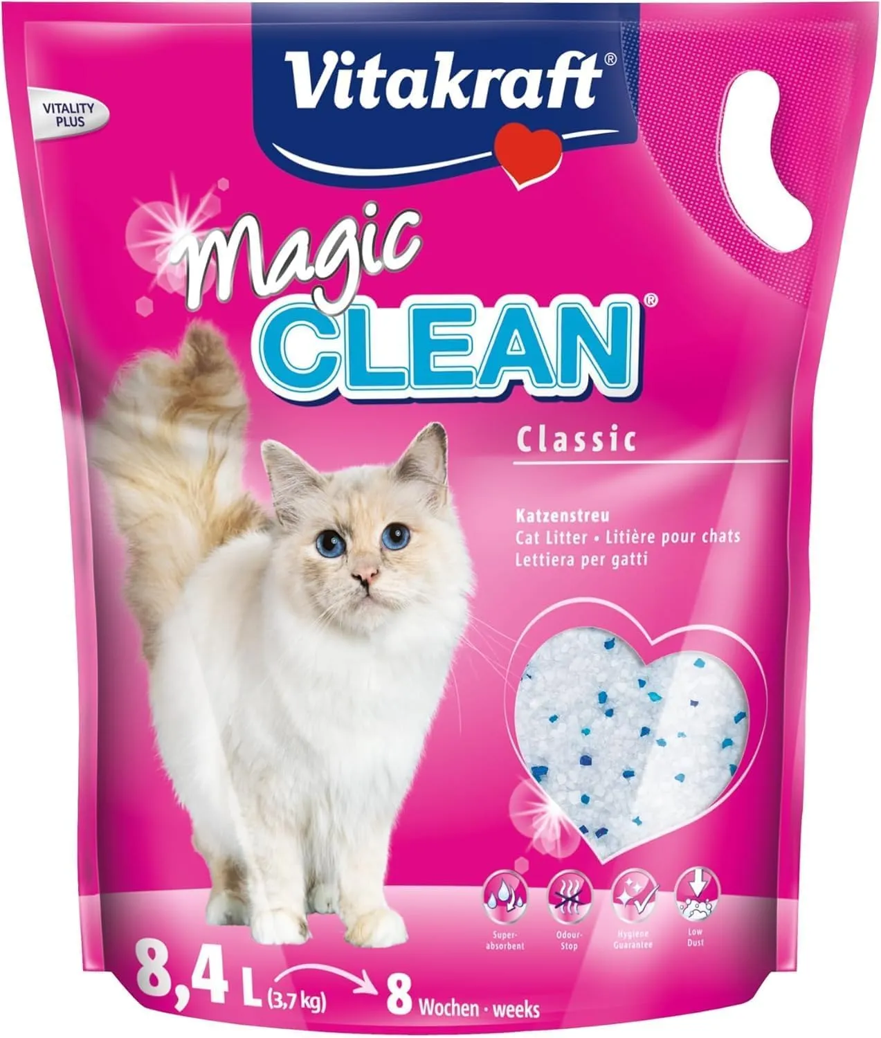 Vitakraft Magic Clean Classic, lettiera gatti, non agglomerante (1x 8,4 l)