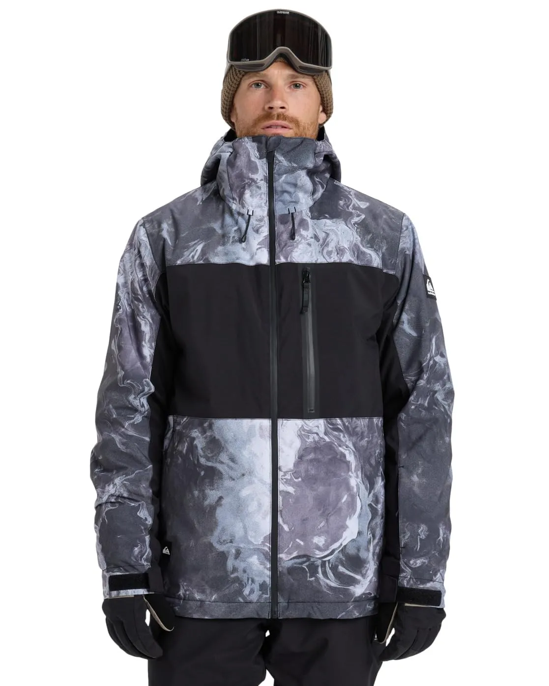 Quiksilver Giacca Snow Sycamore Printed Jacket Nero S