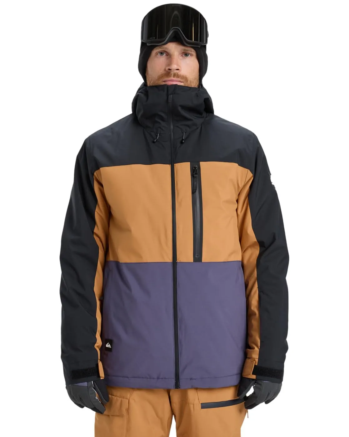 Quiksilver Giacca Snow Sycamore Block 20 K, Colore: Marrone XL